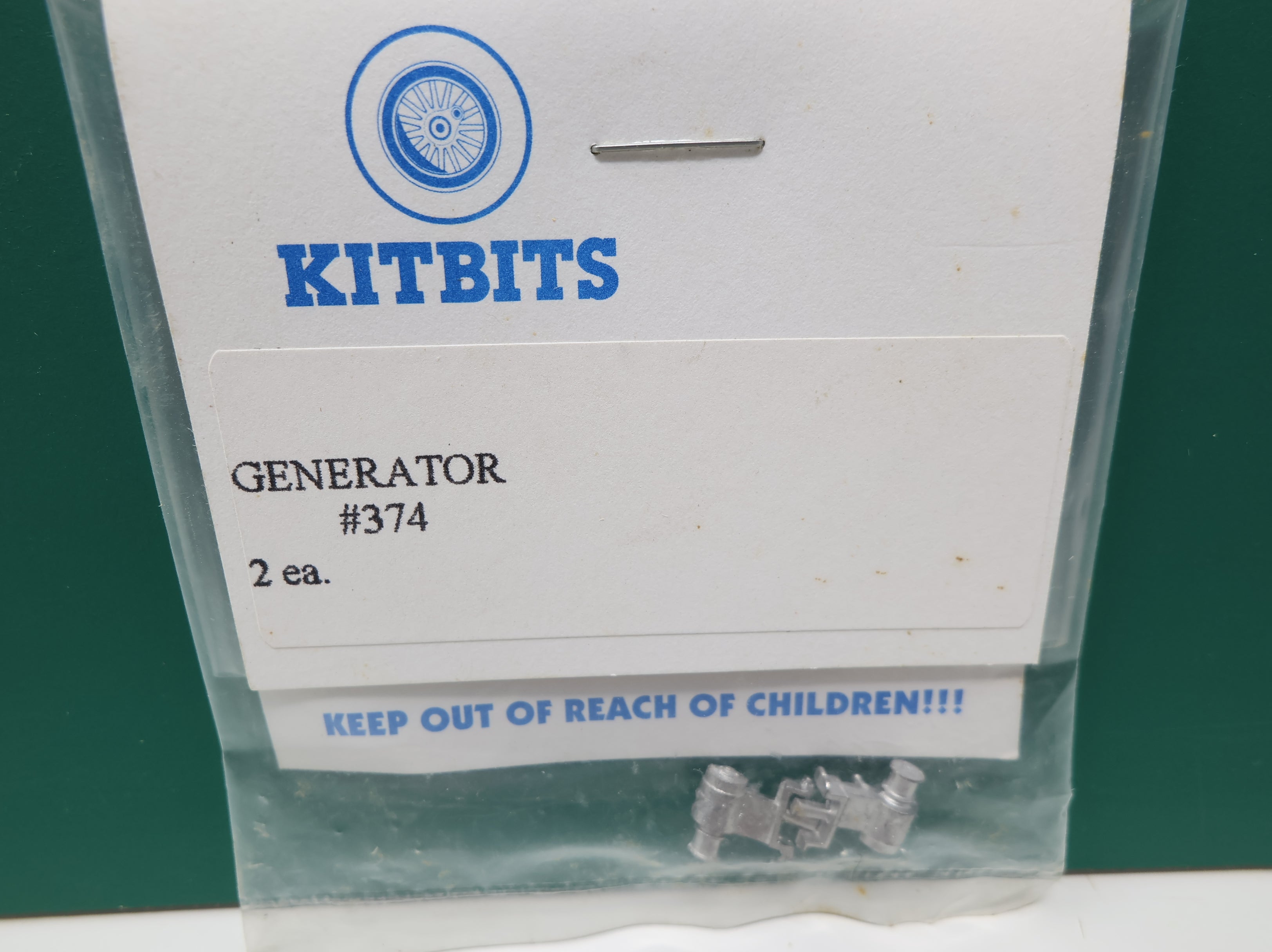 USED KITBITS 374 HO Scale Generator (2 pcs)