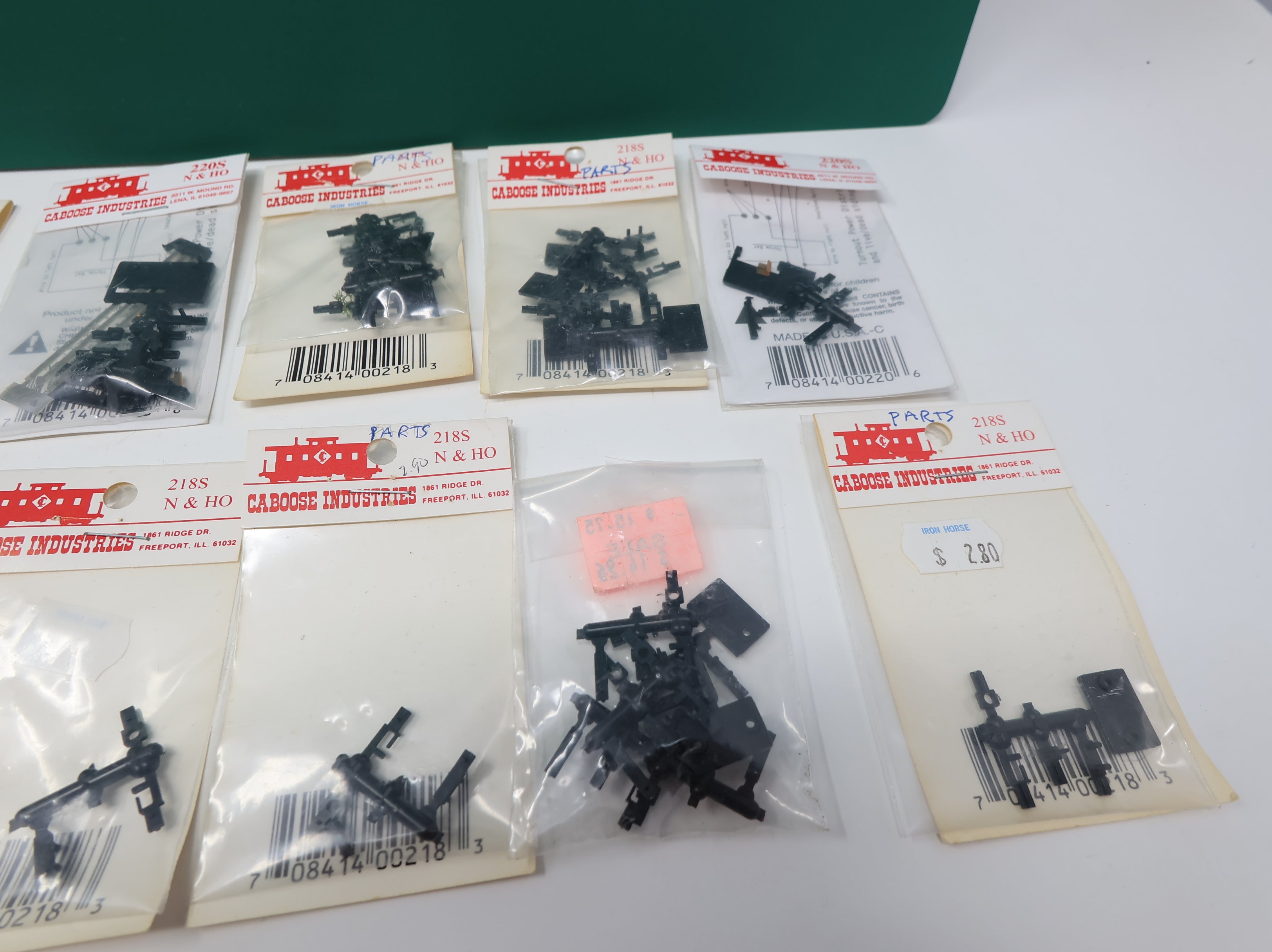 USED Red Caboose HO Scale Lot of Various Opened & Sealed Detail Parts