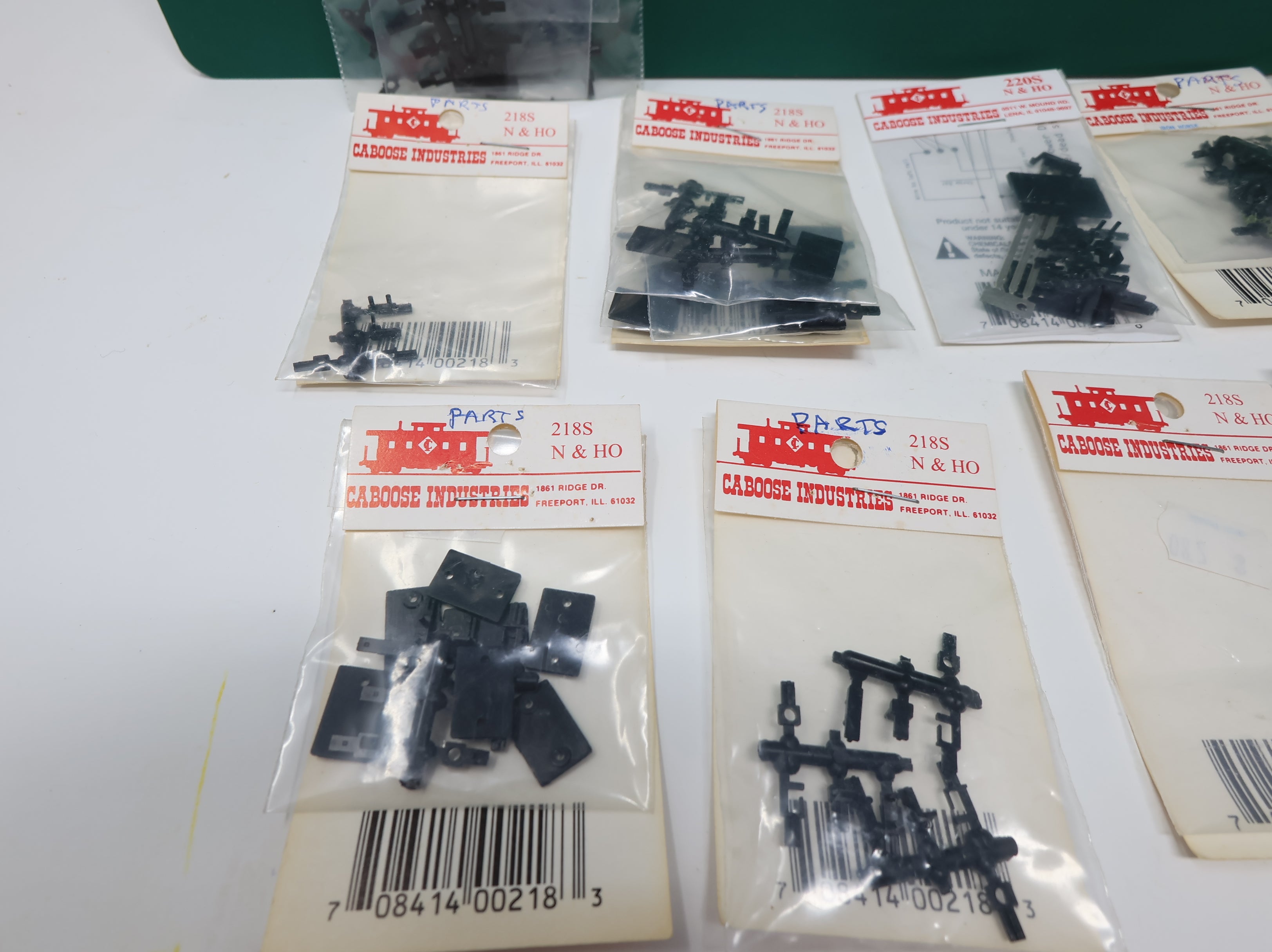 USED Red Caboose HO Scale Lot of Various Opened & Sealed Detail Parts