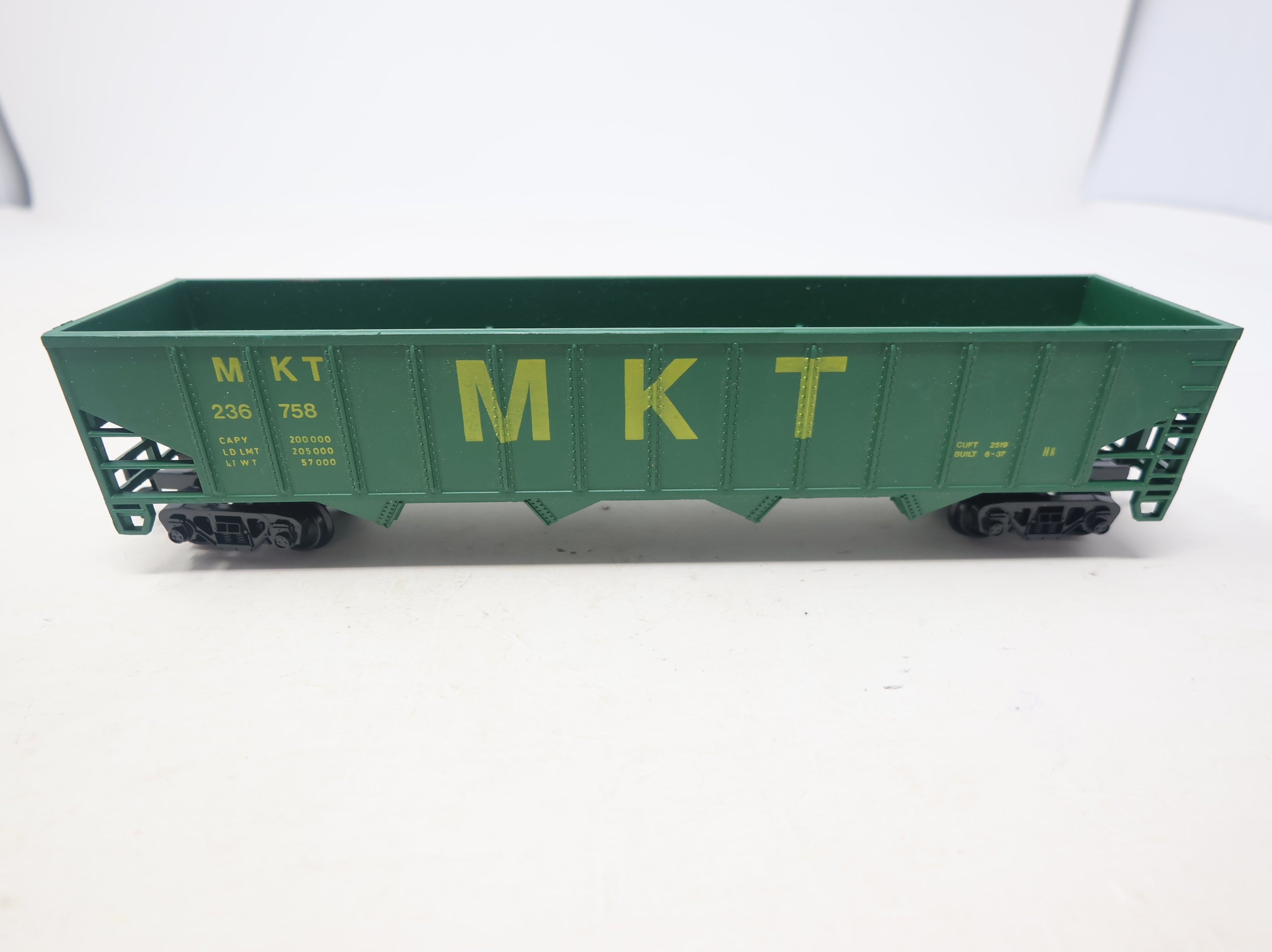 USED HO Scale 4 Bay Hopper Missouri-Kansas-Texas MKT #236758