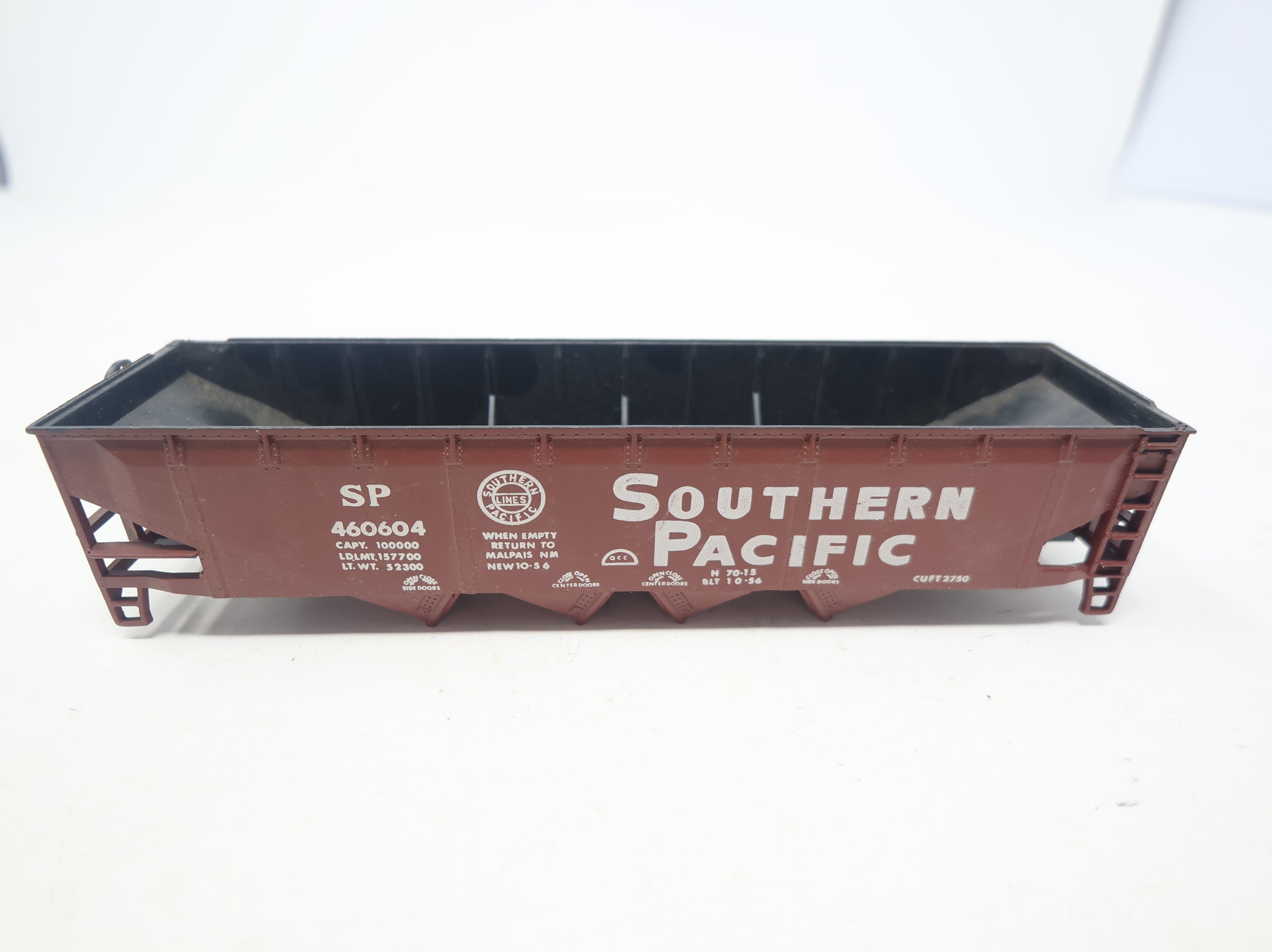 USED Rivarossi HO Scale 4 Bay Hopper Southern Pacific SP #460604 No Trucks/Couplers