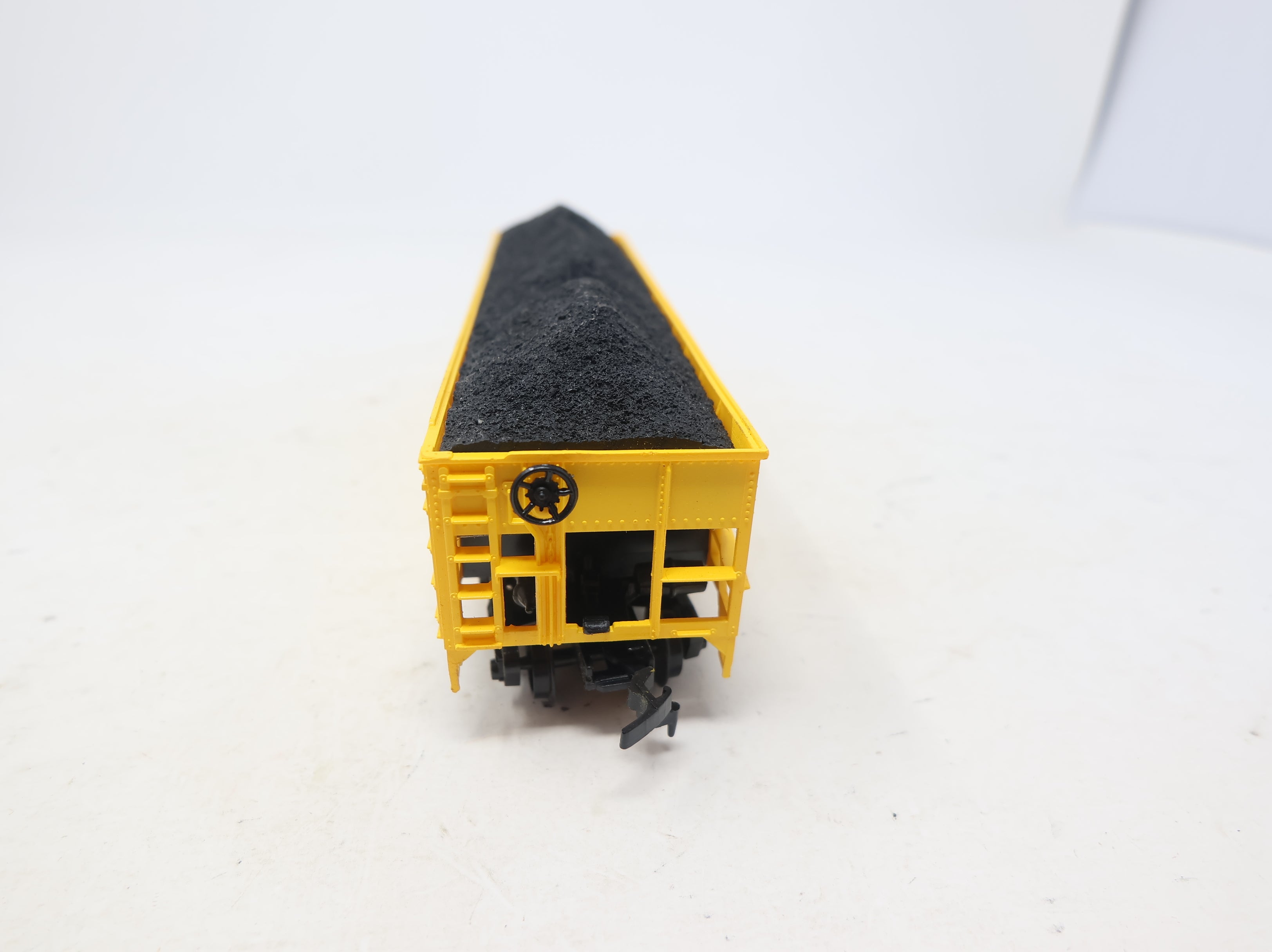 USED HO Scale 4 Bay Hopper Peabody Short Line PSL #6671 w/ Coal Load