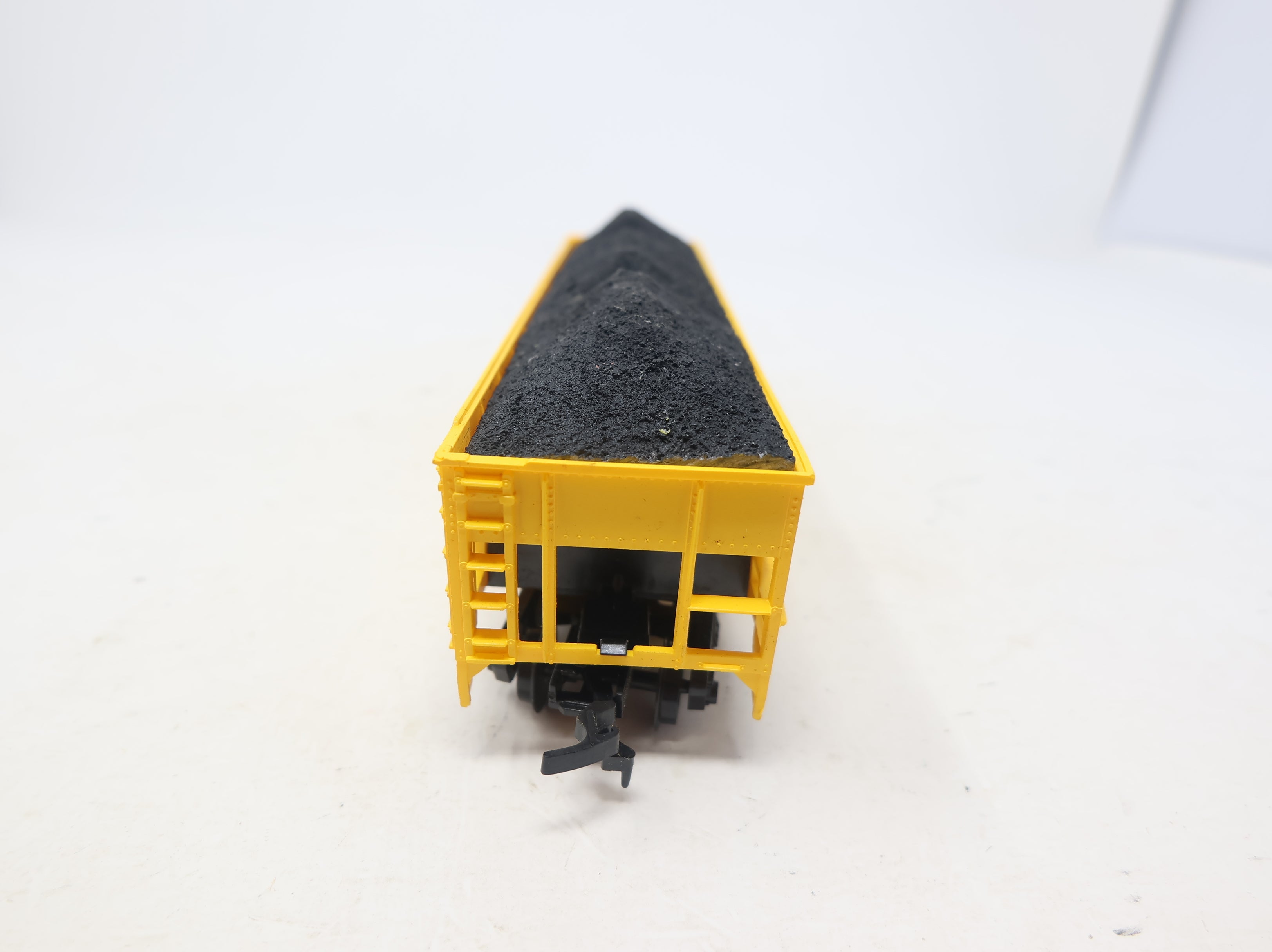 USED HO Scale 4 Bay Hopper Peabody Short Line PSL #6671 w/ Coal Load