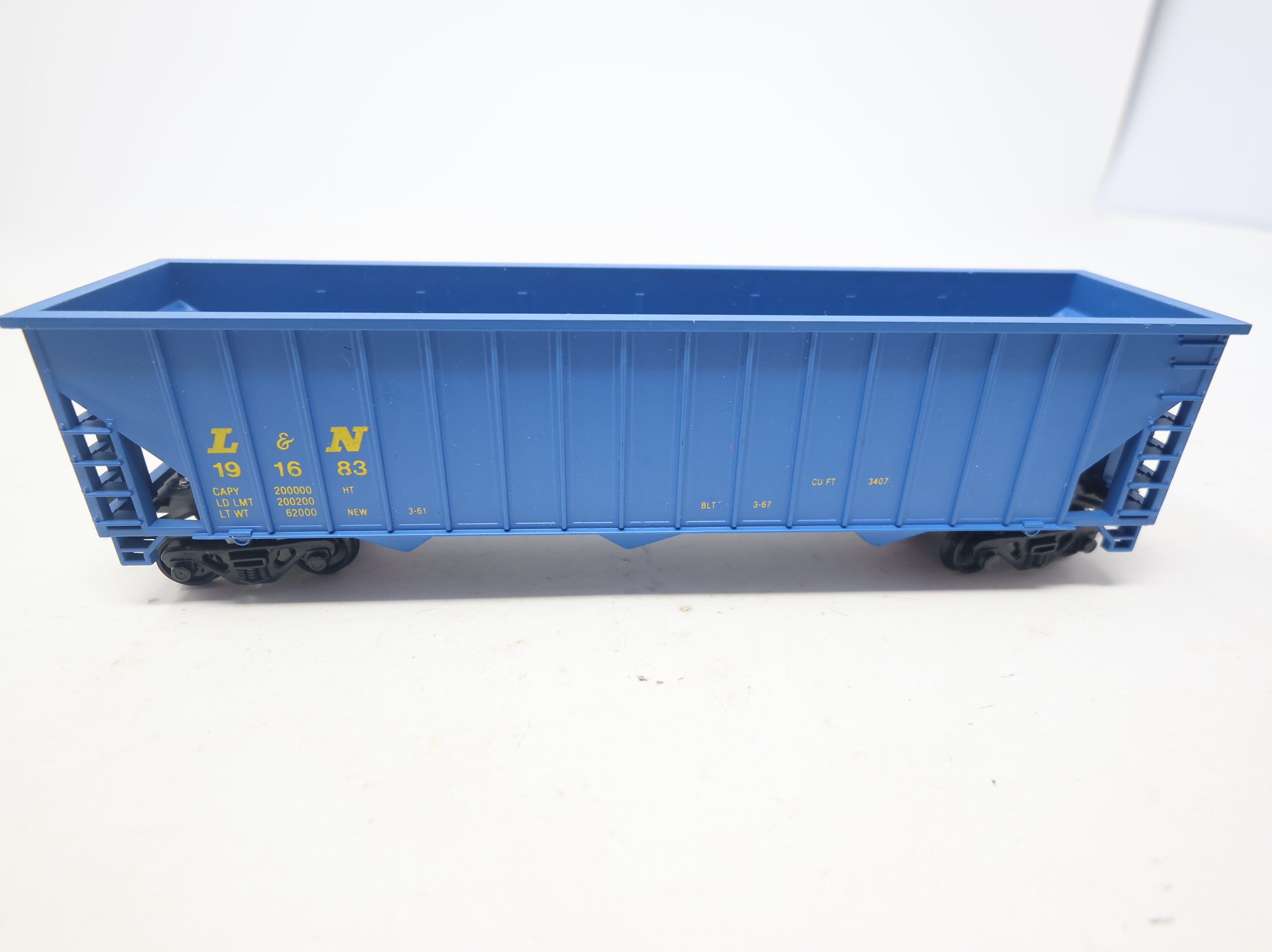 USED HO Scale 100 Ton Hopper Louisville & Nashville L&N #191683