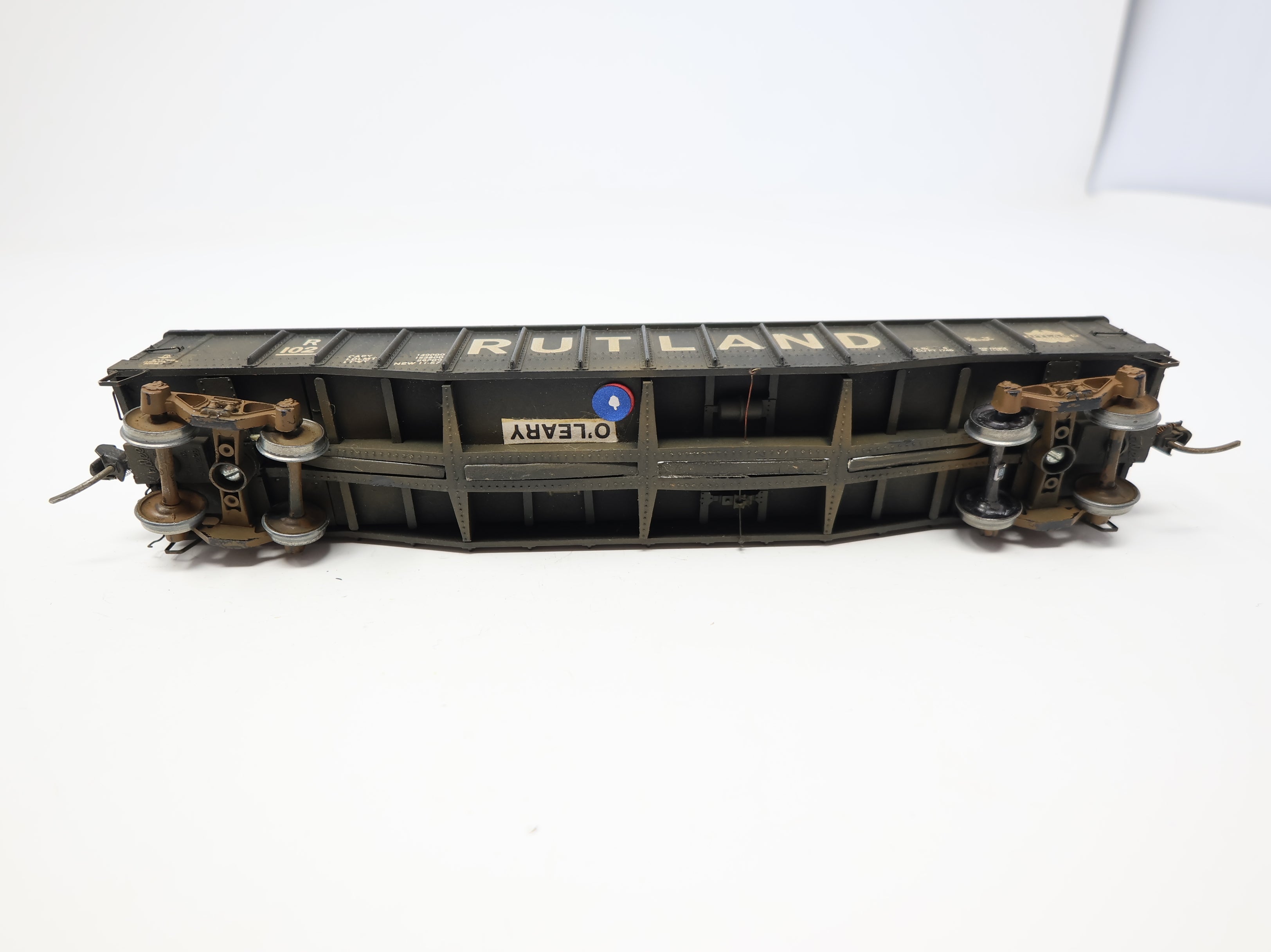 USED HO Scale 50' Gondola Rutland #1021 Weathered