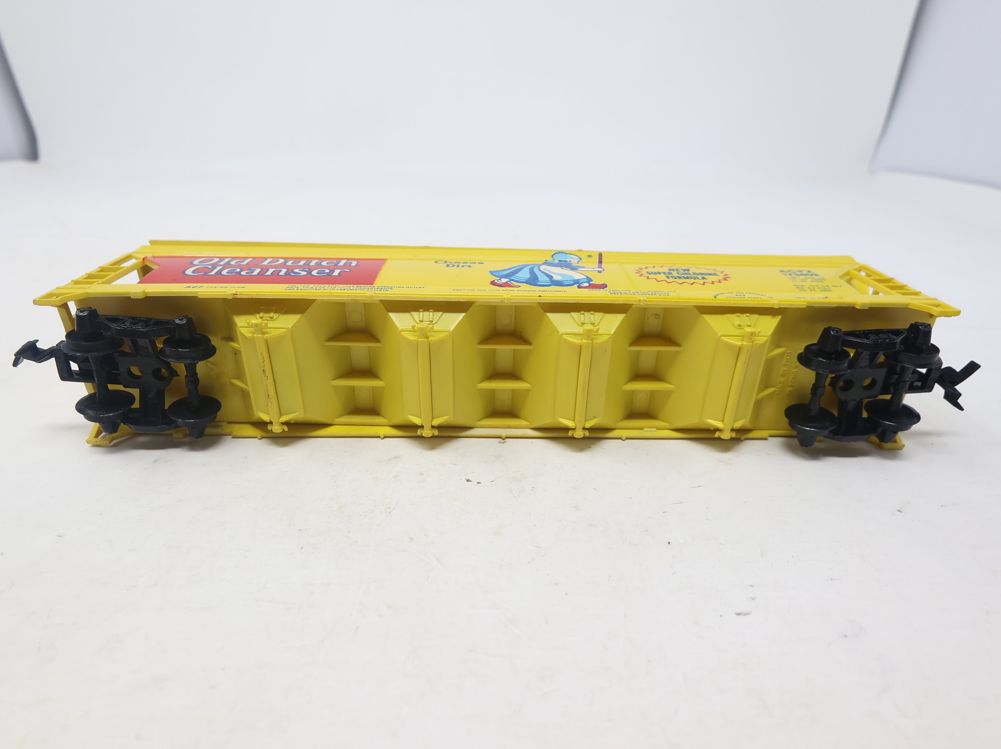 USED Tyco HO Scale ACF Center Flow Covered Hopper Old Dutch Cleanser ACFX #173402