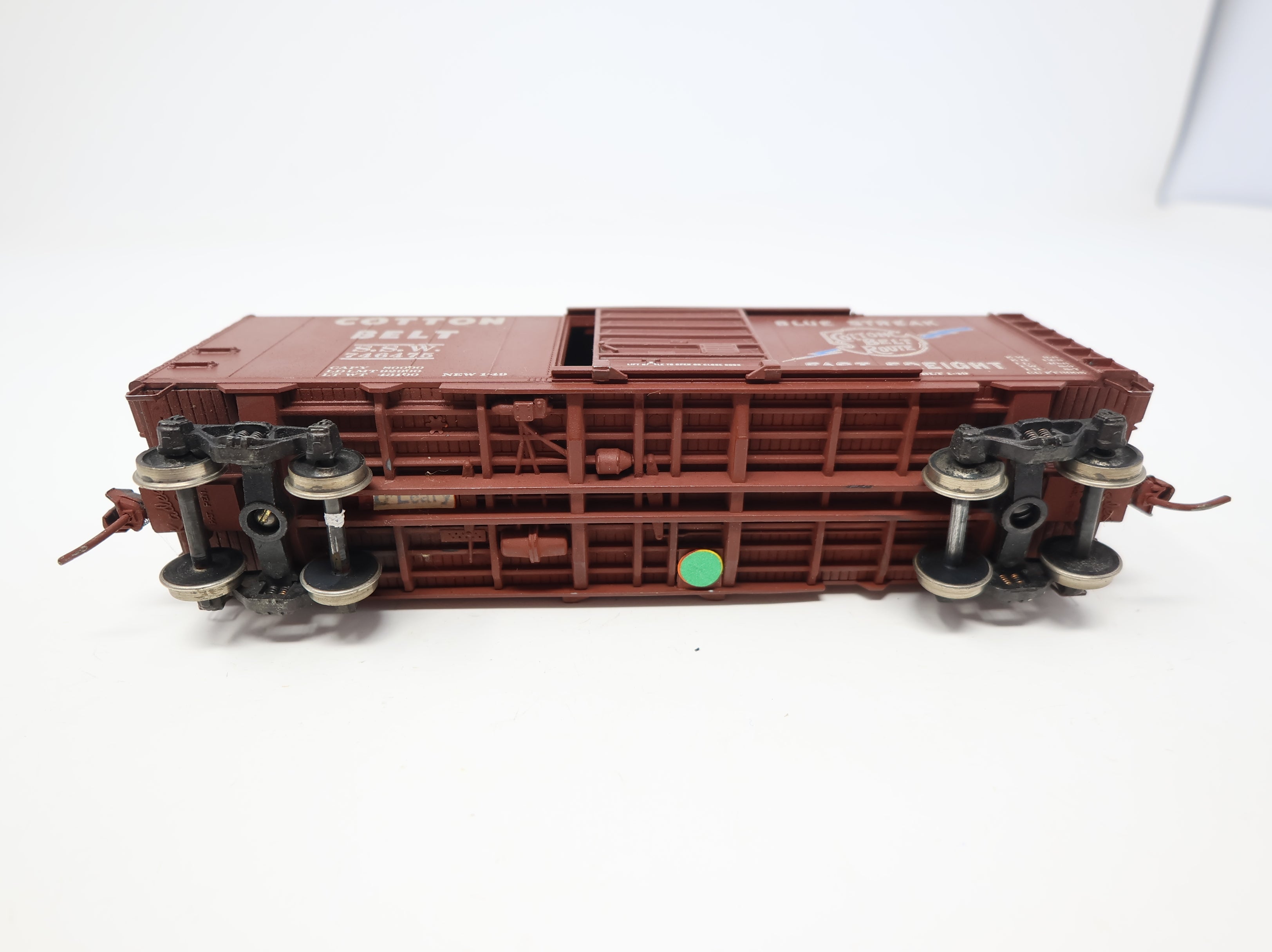 USED AHM HO Scale 40' Box Car Cotton Belt SSW #746475