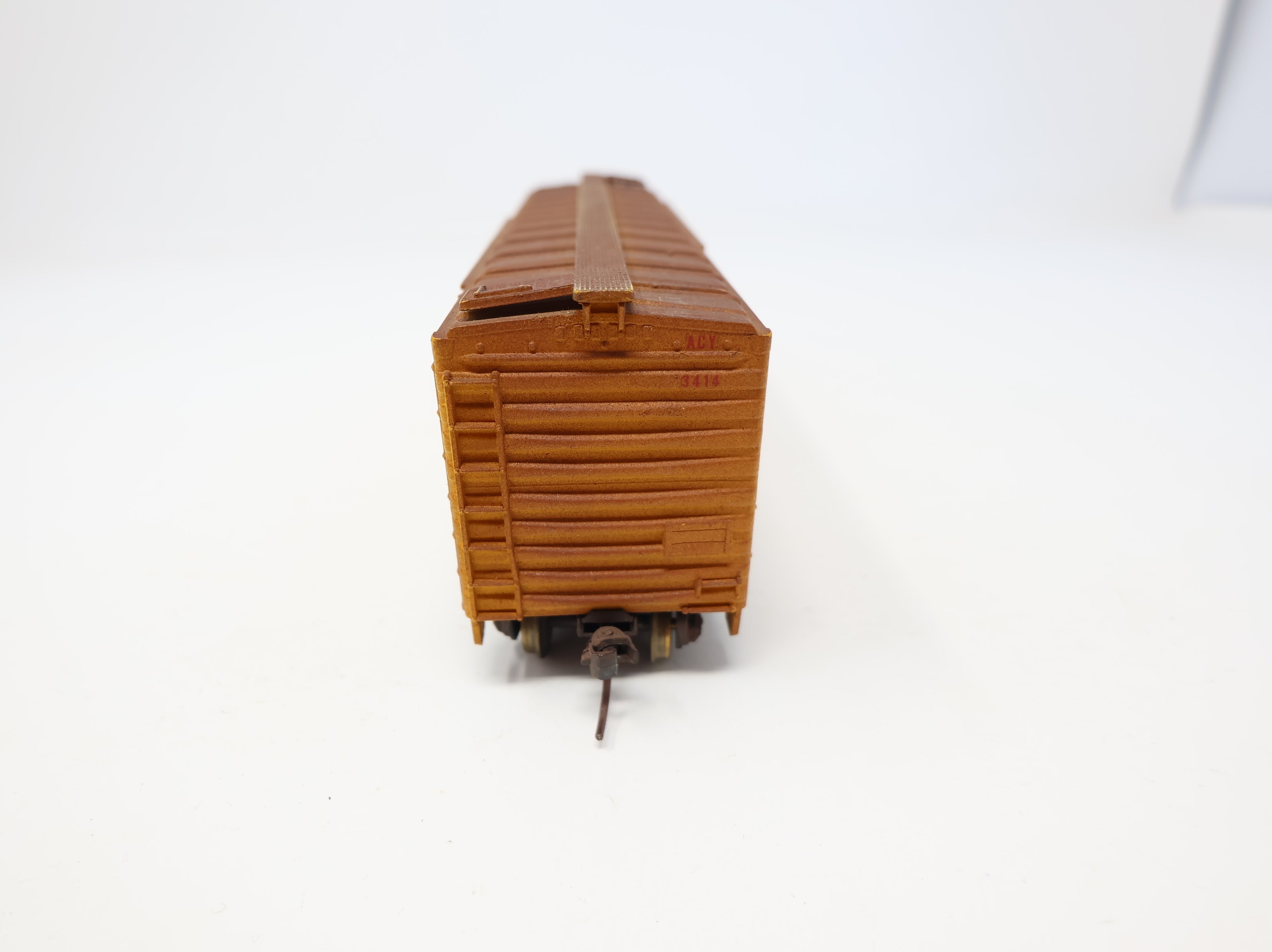 USED HO Scale 40' Box Car ACY #3414 Weathered Decal