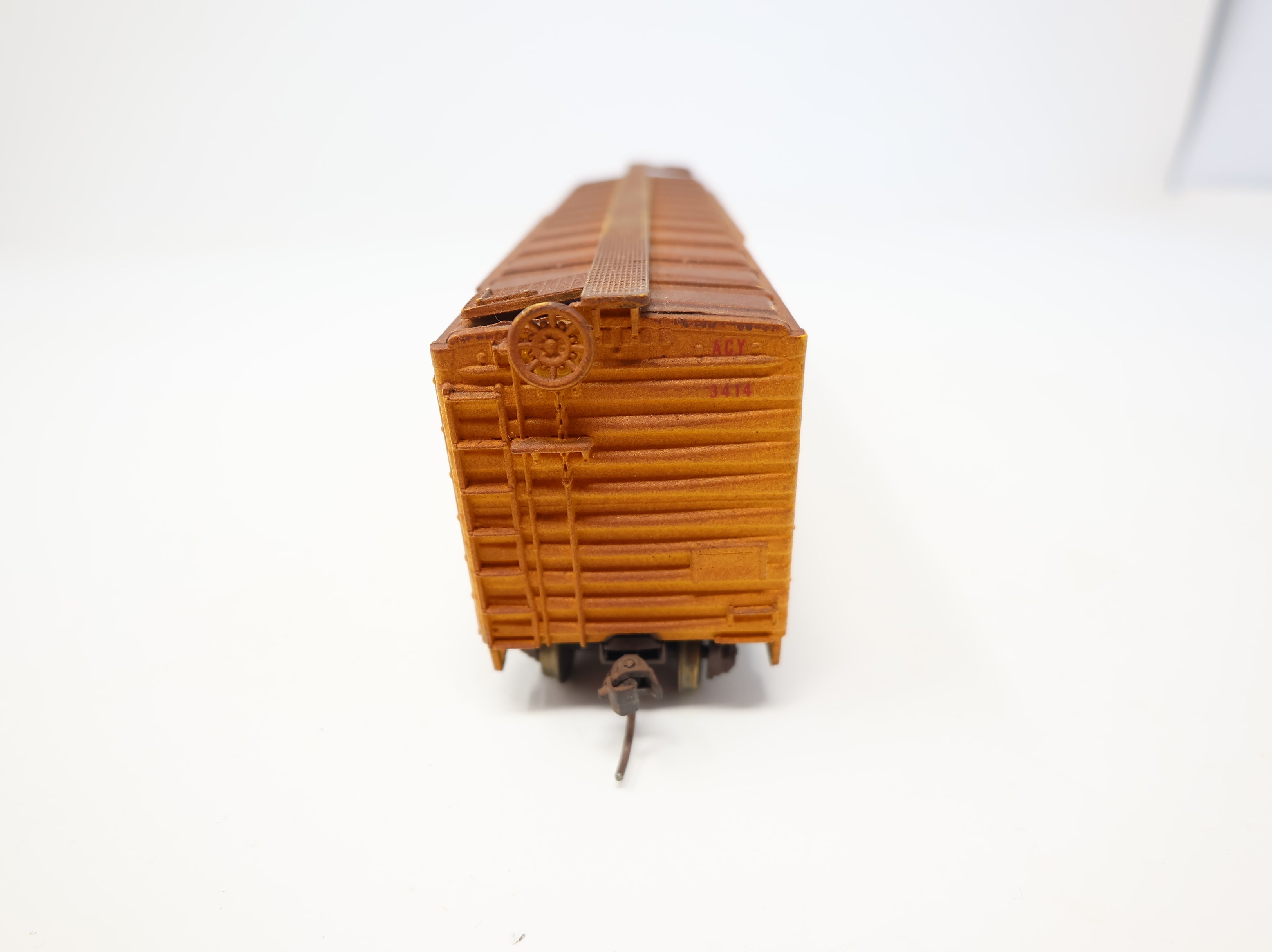 USED HO Scale 40' Box Car ACY #3414 Weathered Decal