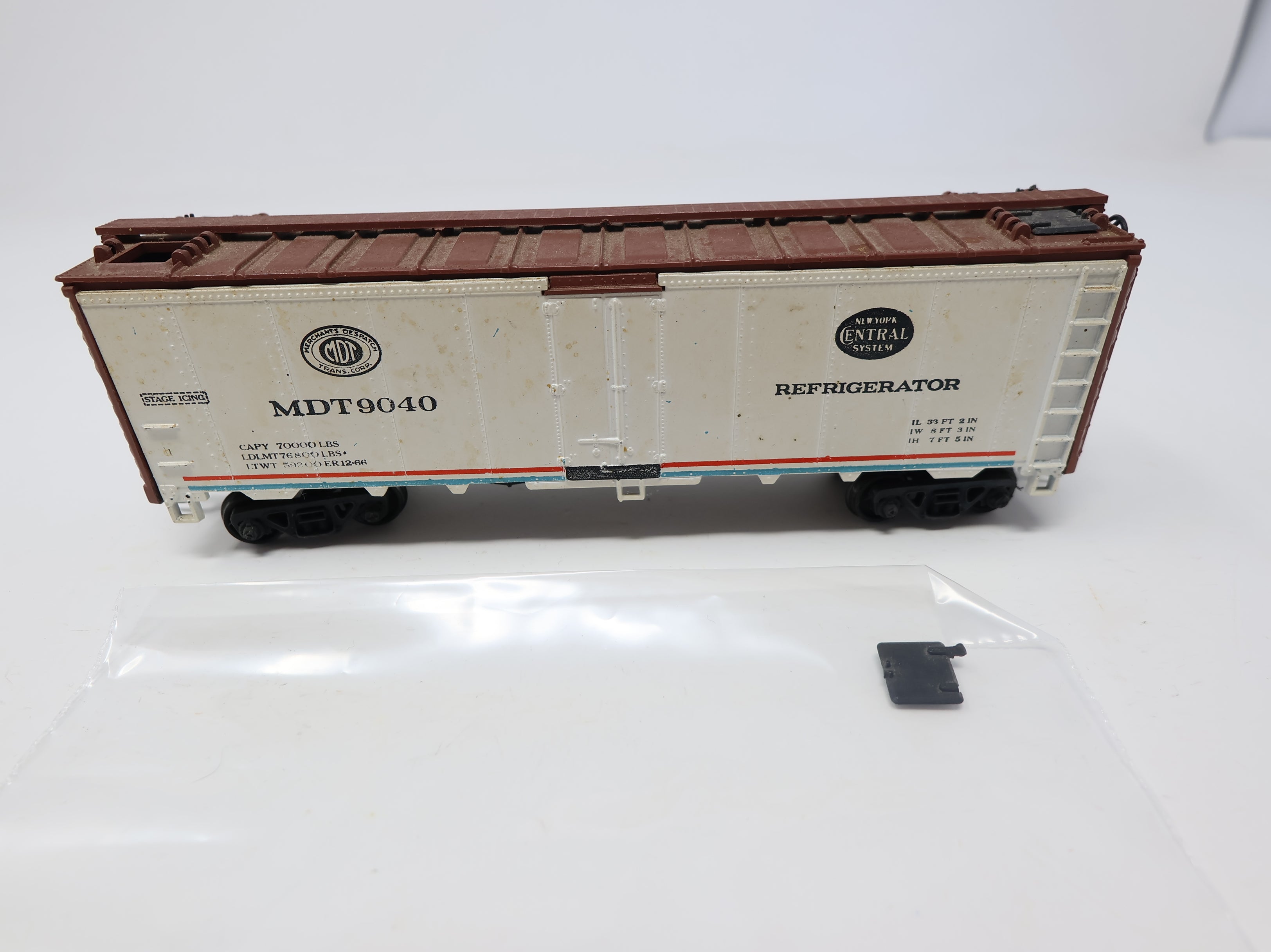 USED Athearn HO Scale 40' Box Car New York Central MDT #9040