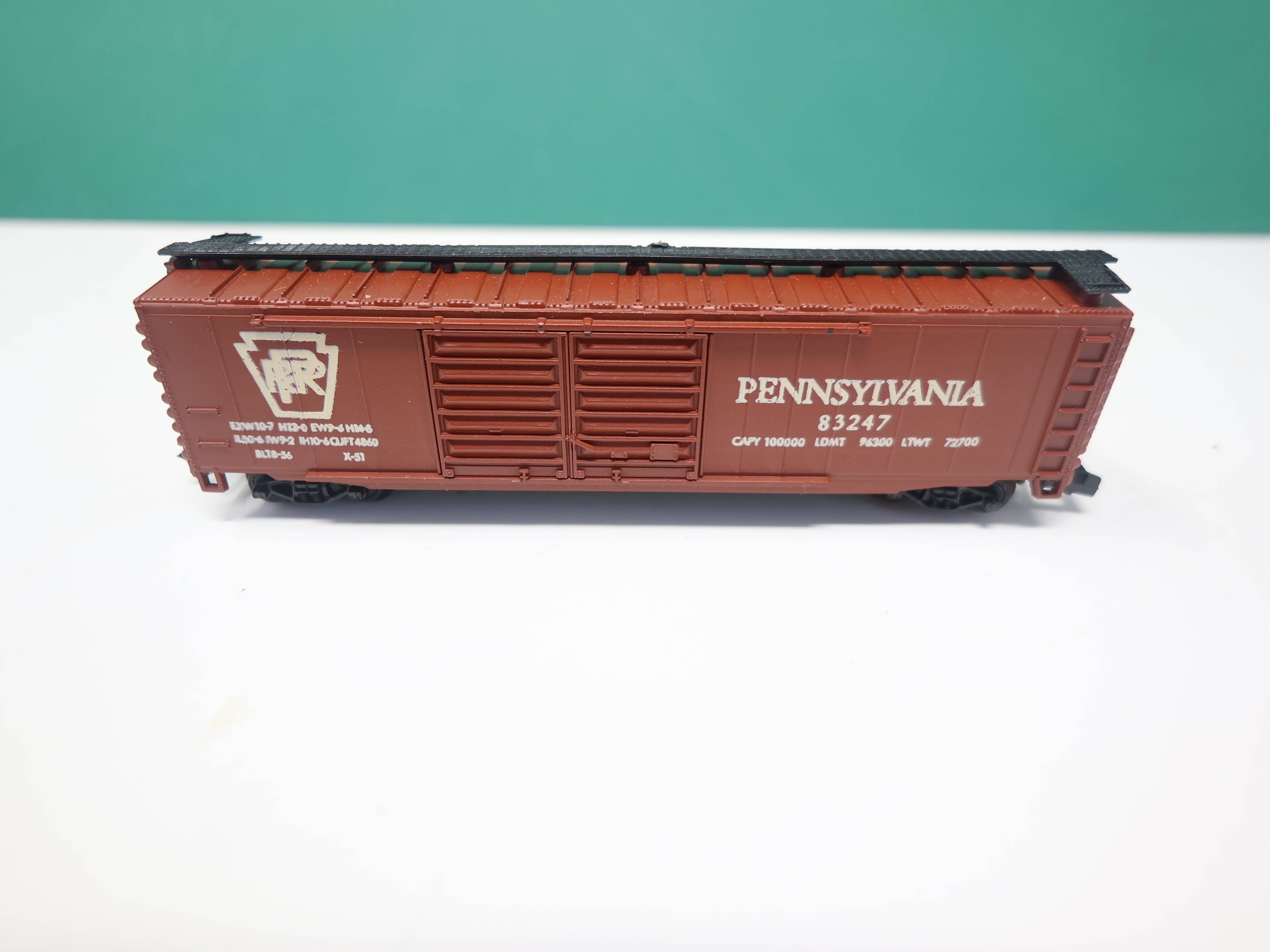 USED Atlas 2331 N Scale, 50' Box Car, Pennsylvania PRR #83247