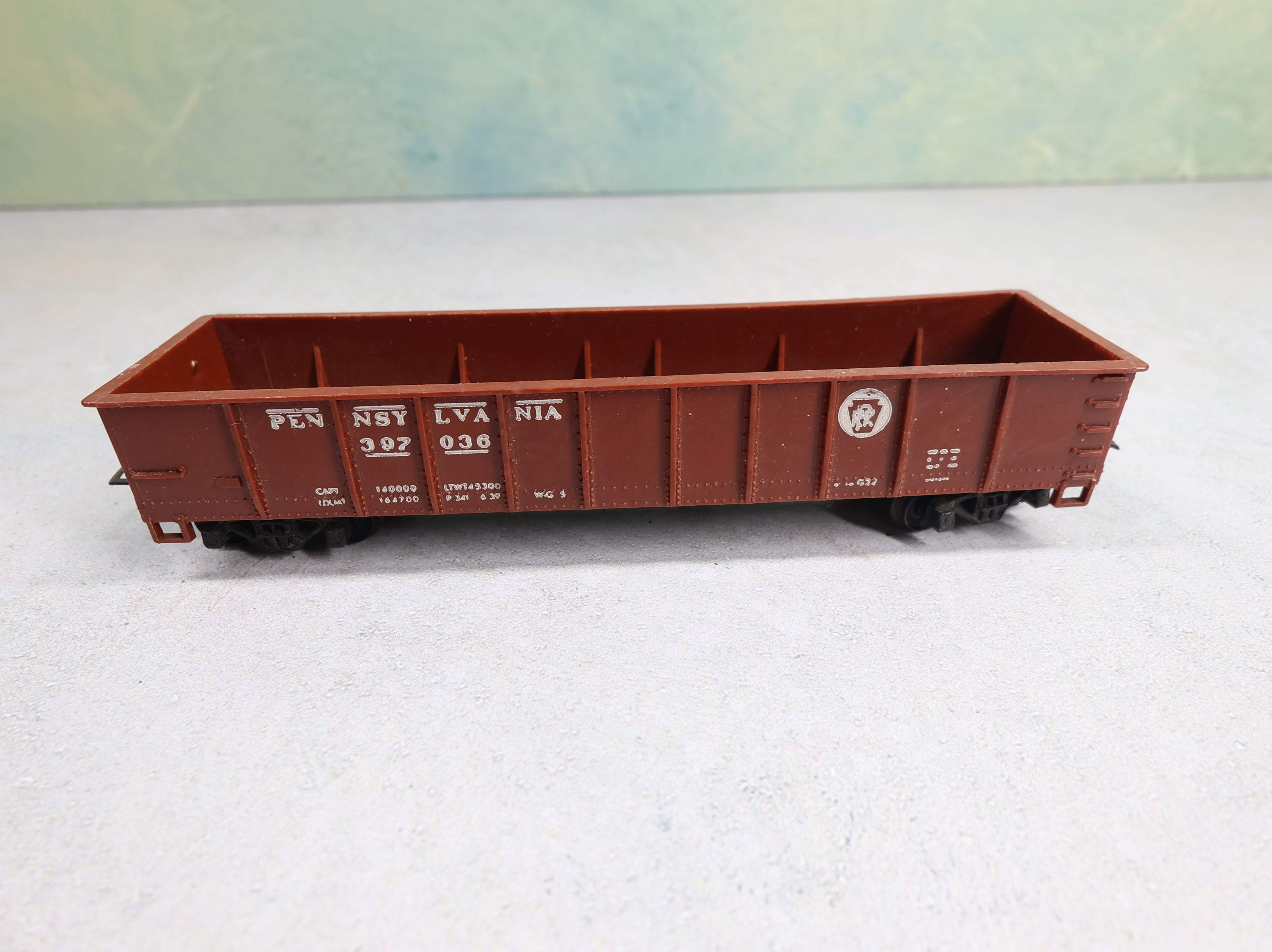 USED Mantua HO Scale 40' Gondola Pennsylvania #397036 Euro Couplers