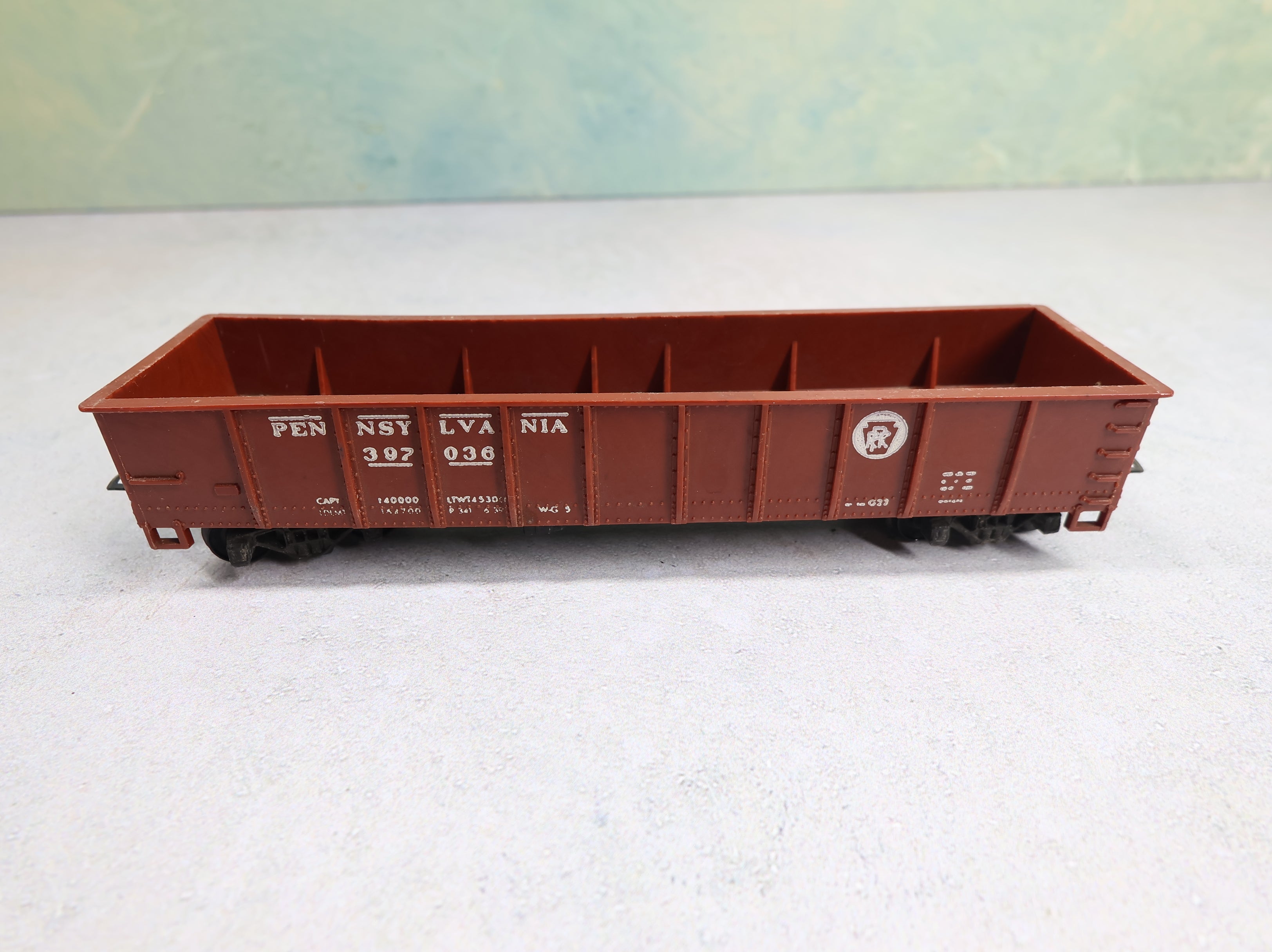 USED Mantua HO Scale 40' Gondola Pennsylvania #397036 Euro Couplers