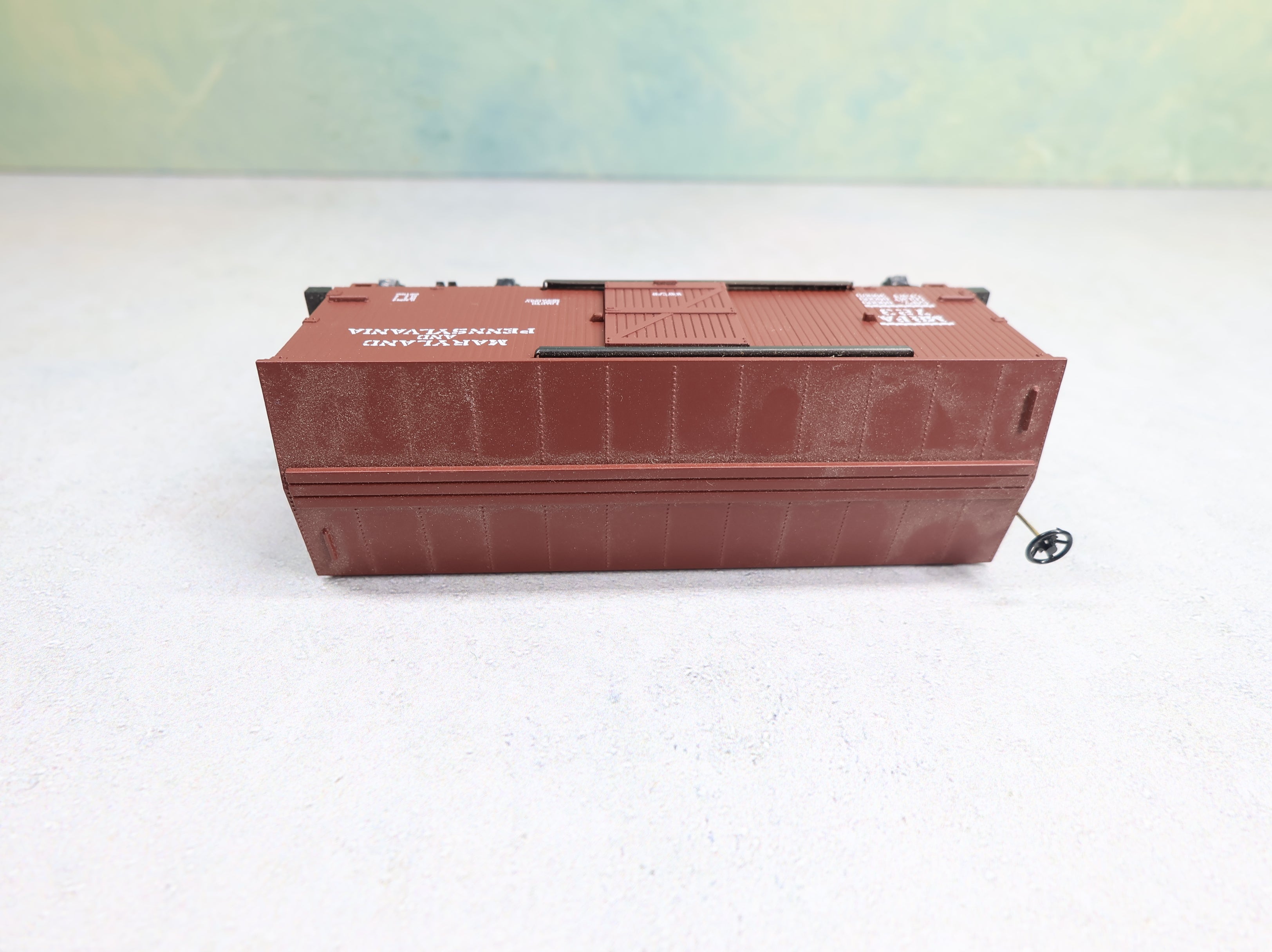 USED Mantua 721303 HO Scale Wooden 1860 Box Car Maryland and Pennsylvania M&PA #723