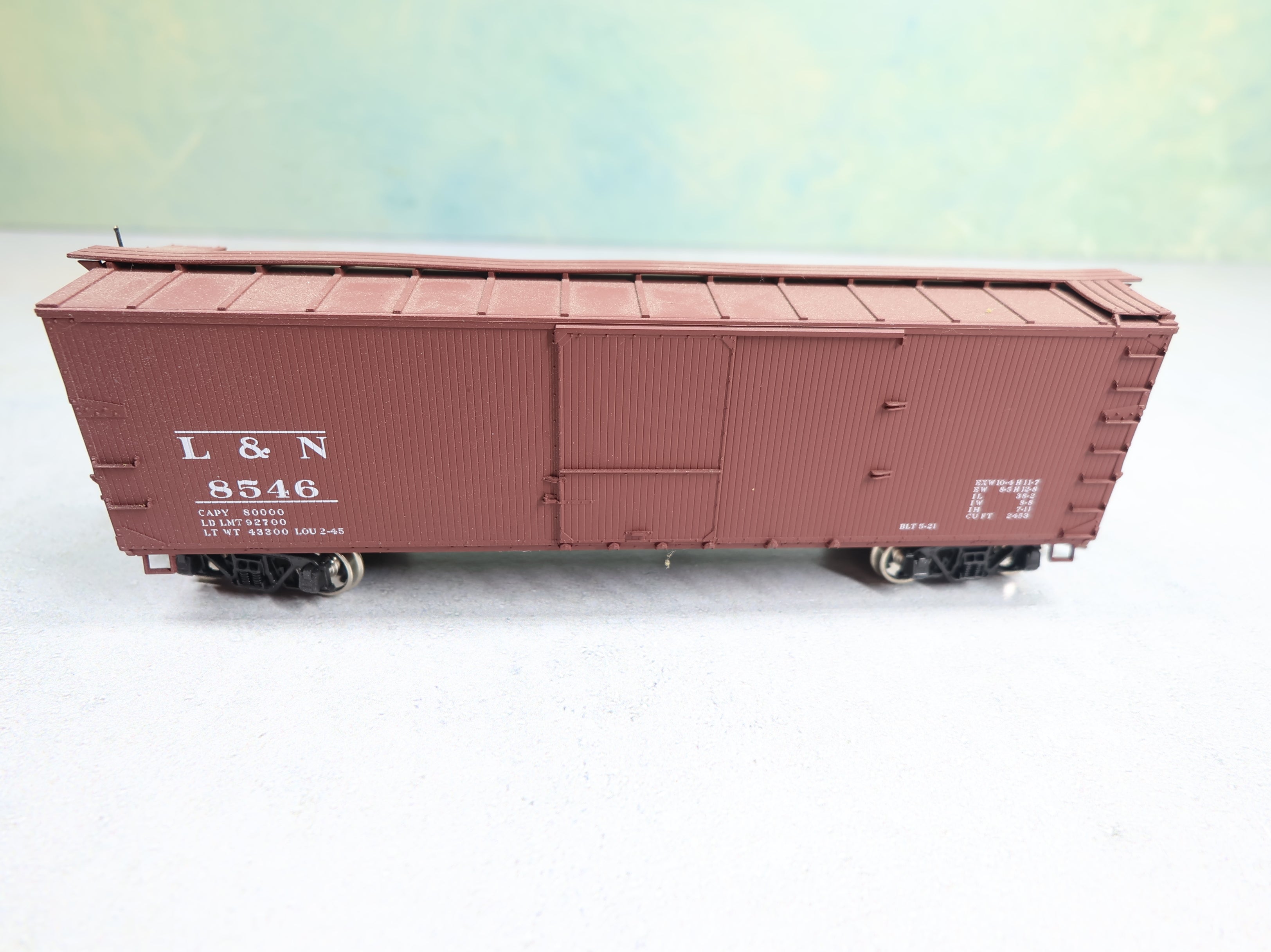 USED Accuready Accurail #94625 HO Scale Wood 40' USRA Box Car Louisville & Nashville L&N #8546