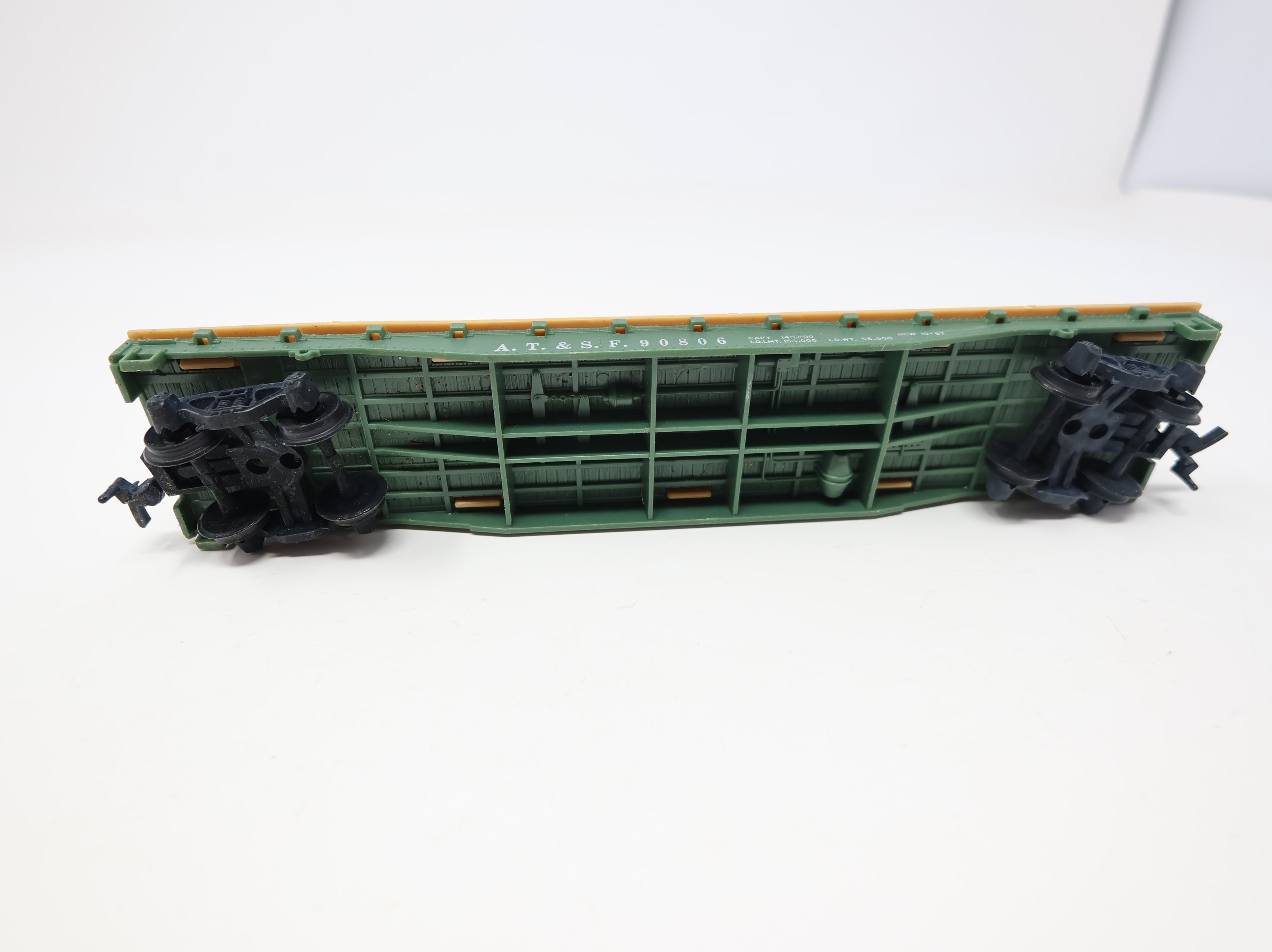 USED Mantua HO Scale Flat Car Santa Fe ATSF #90806