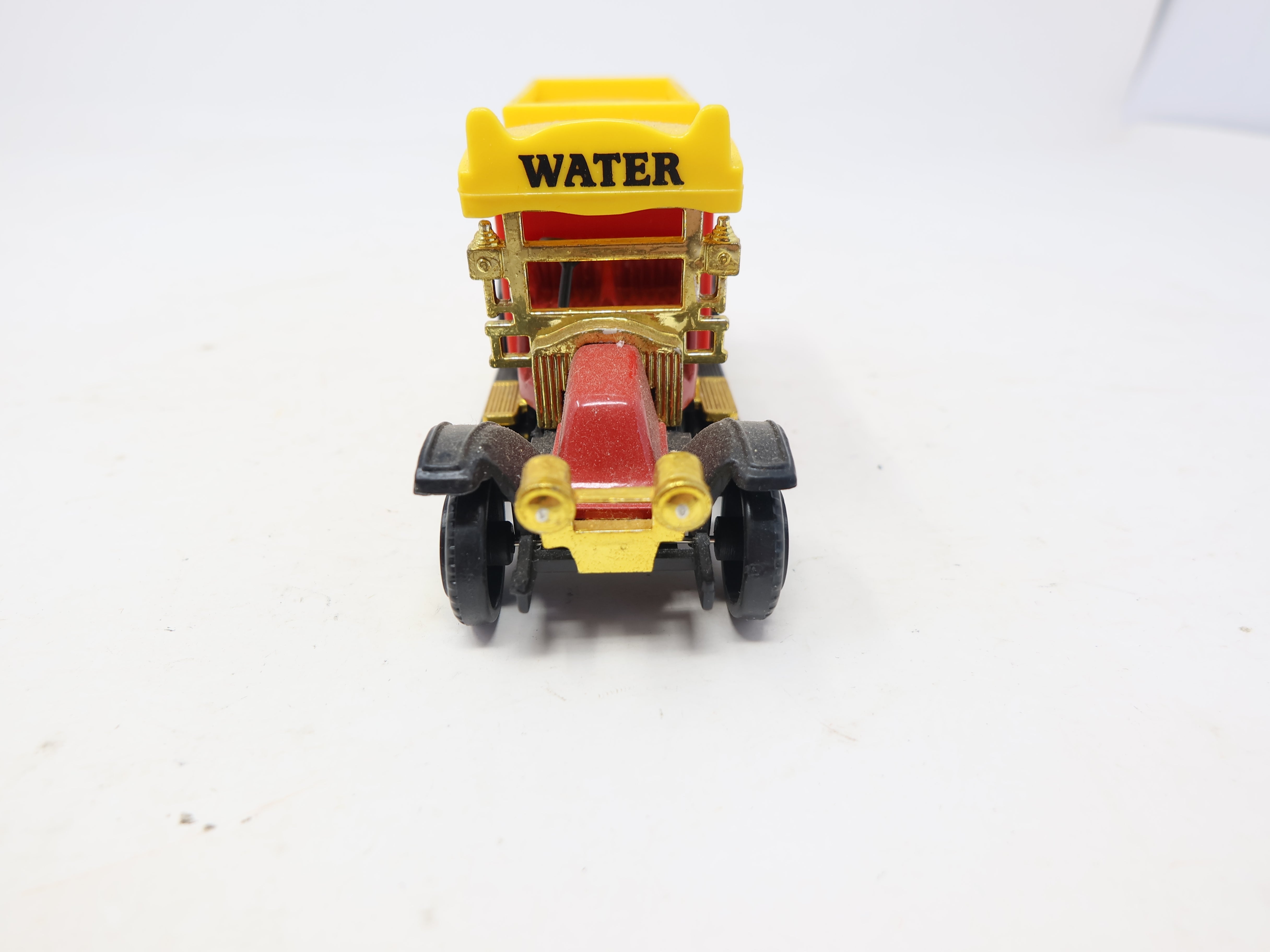 USED , Collectors Natural Spring Waters Red/Yellow Truck