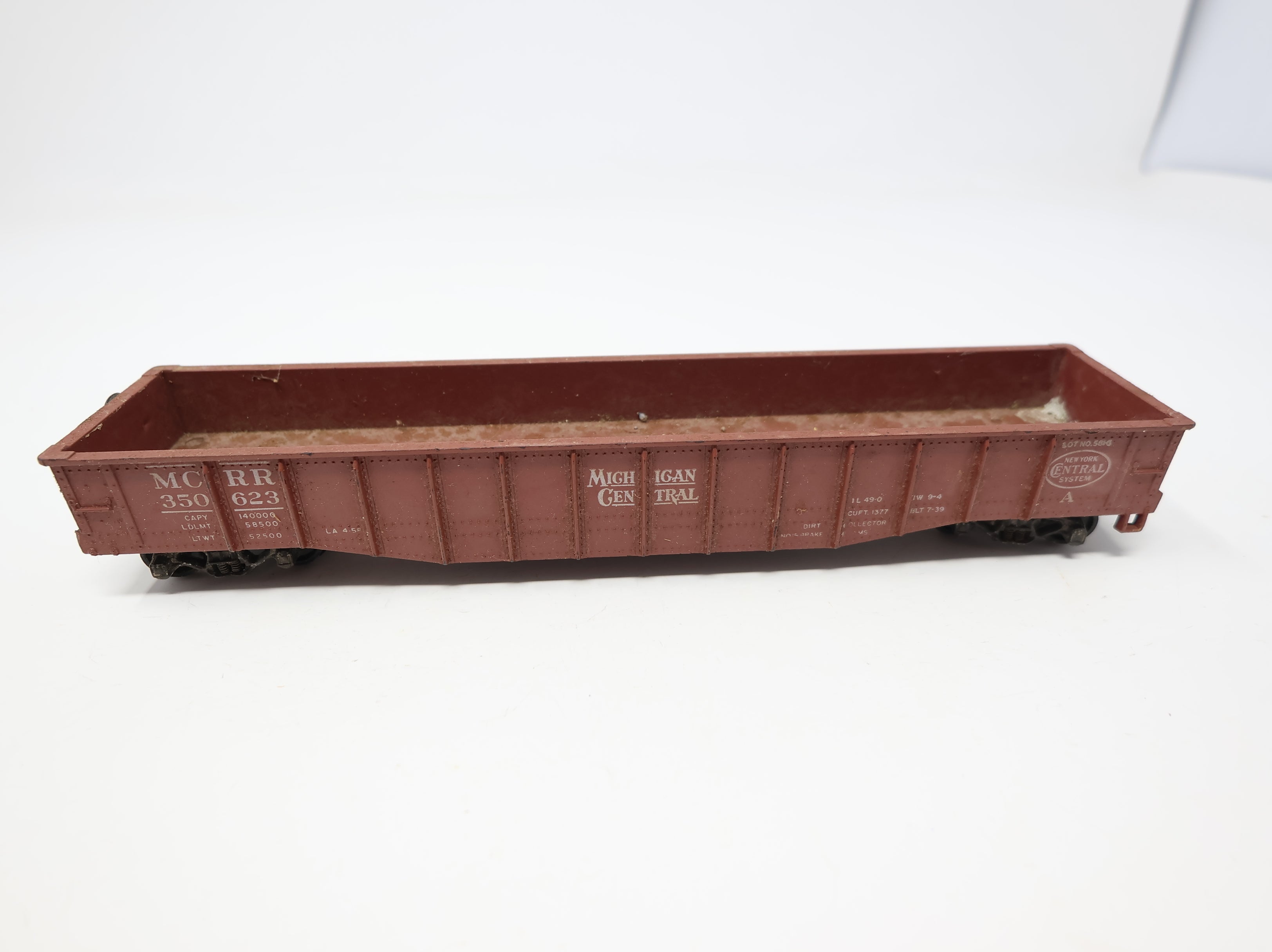 USED Athearn HO Scale Gondola Michigan Central MCRR #350623