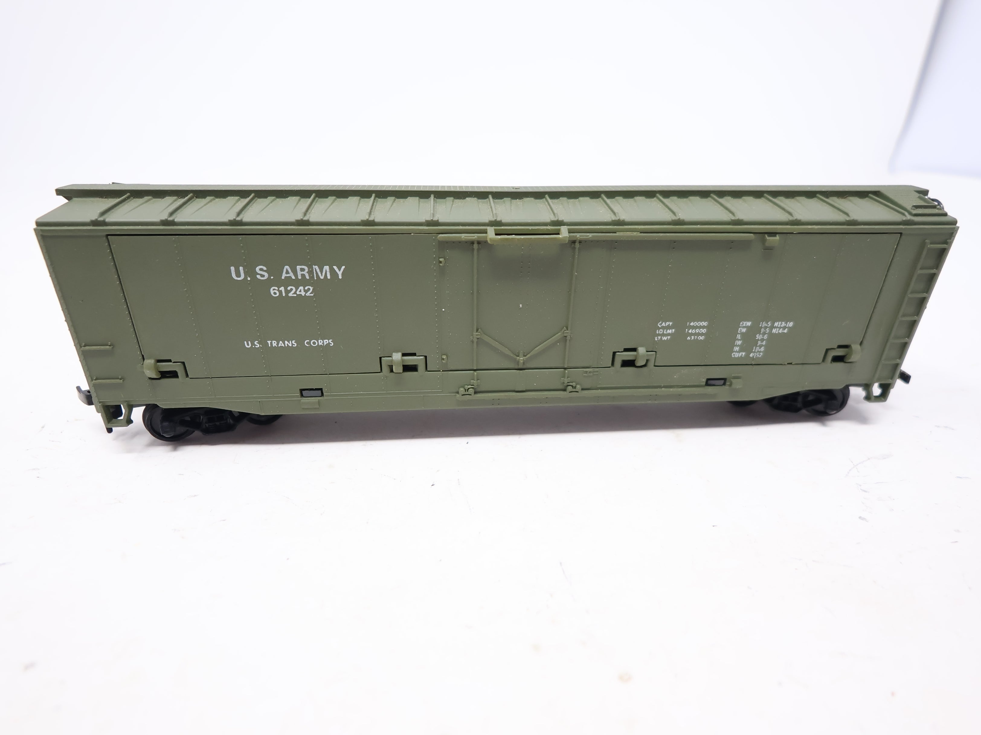 USED Cox HO Scale Hidden Artillery Box Car United States Army #61242