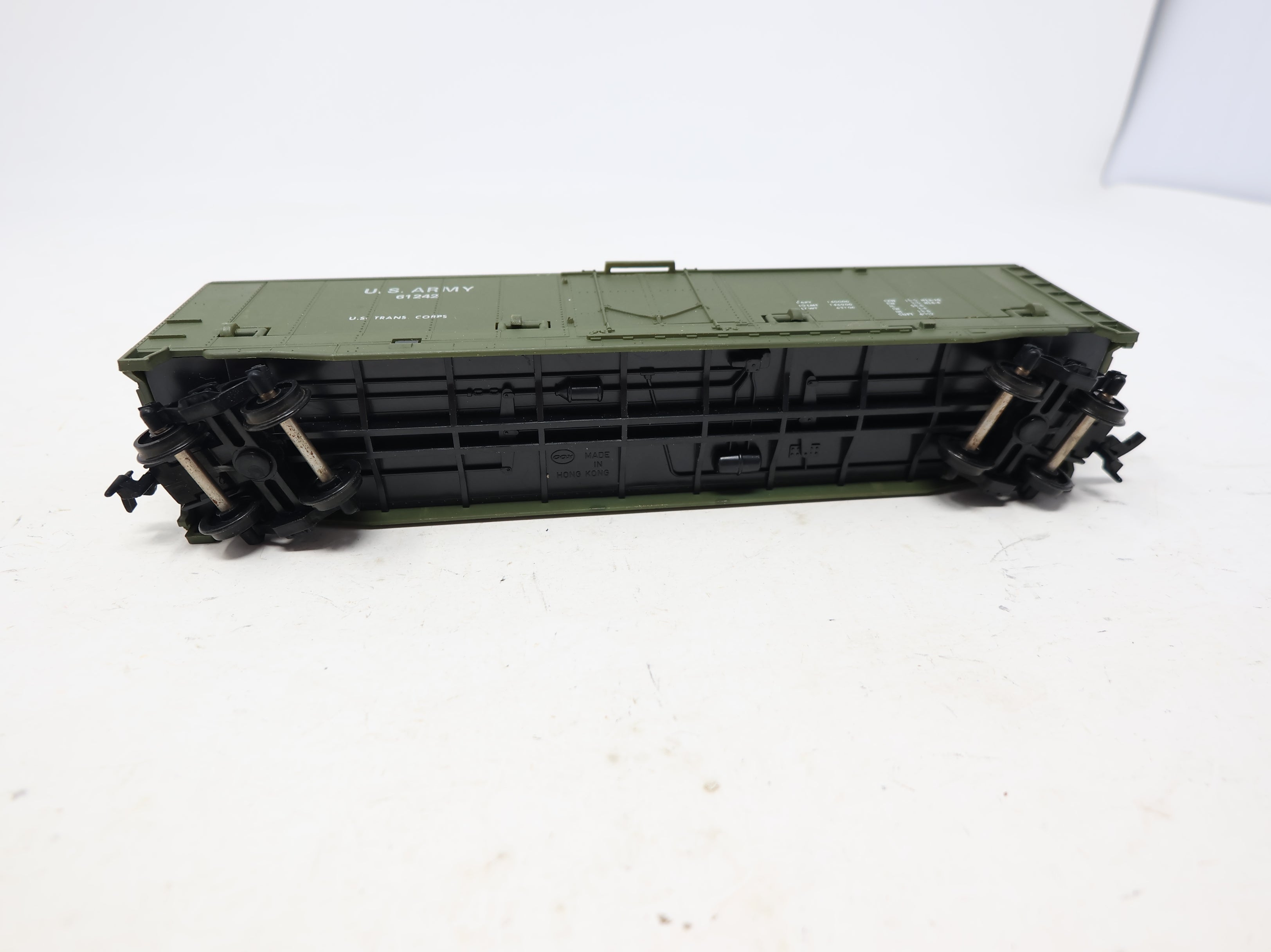 USED Cox HO Scale Hidden Artillery Box Car United States Army #61242