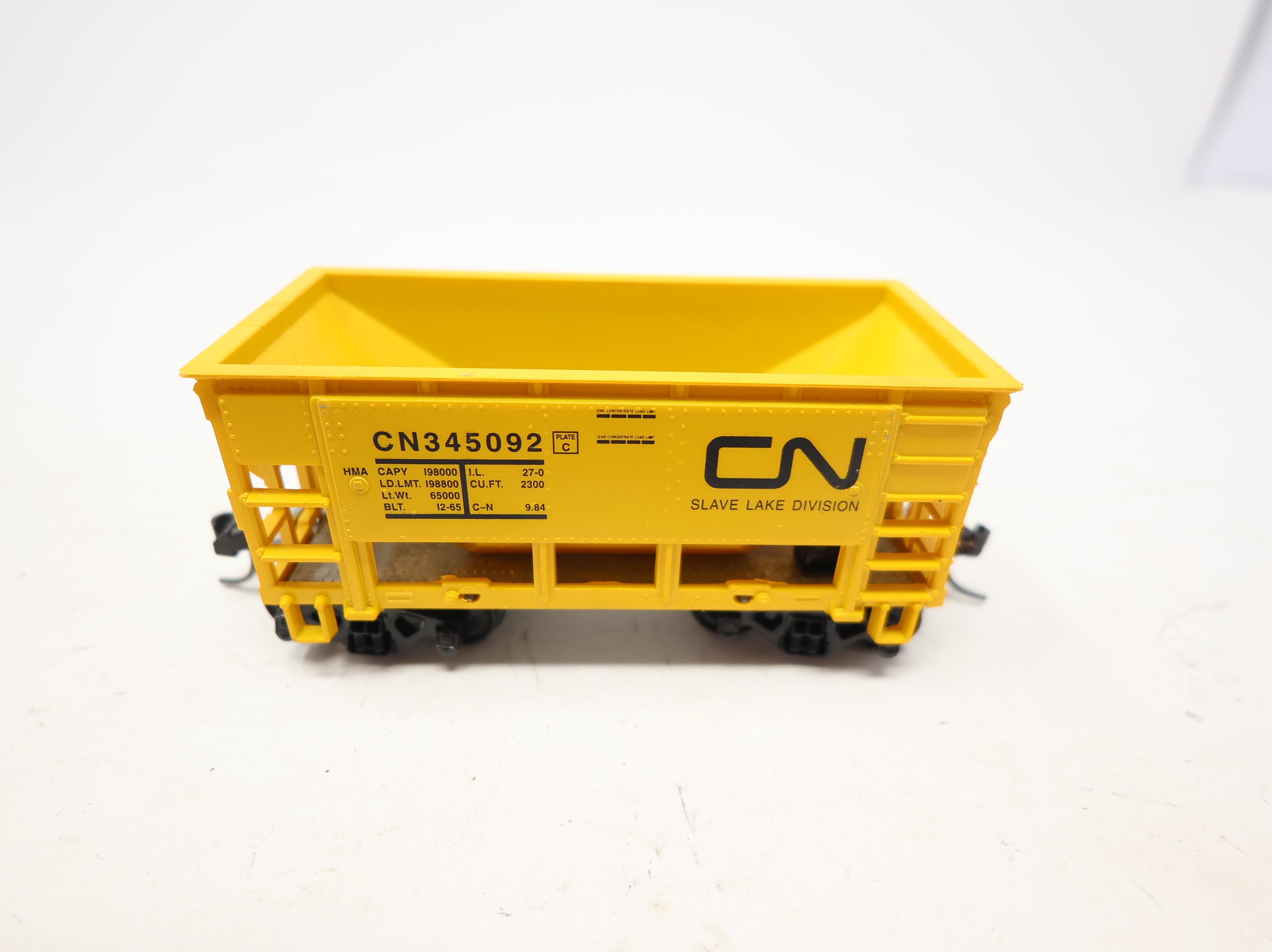 USED Roundhouse HO Scale Ore Car Canadian National CN #345092 Slave Lake Div