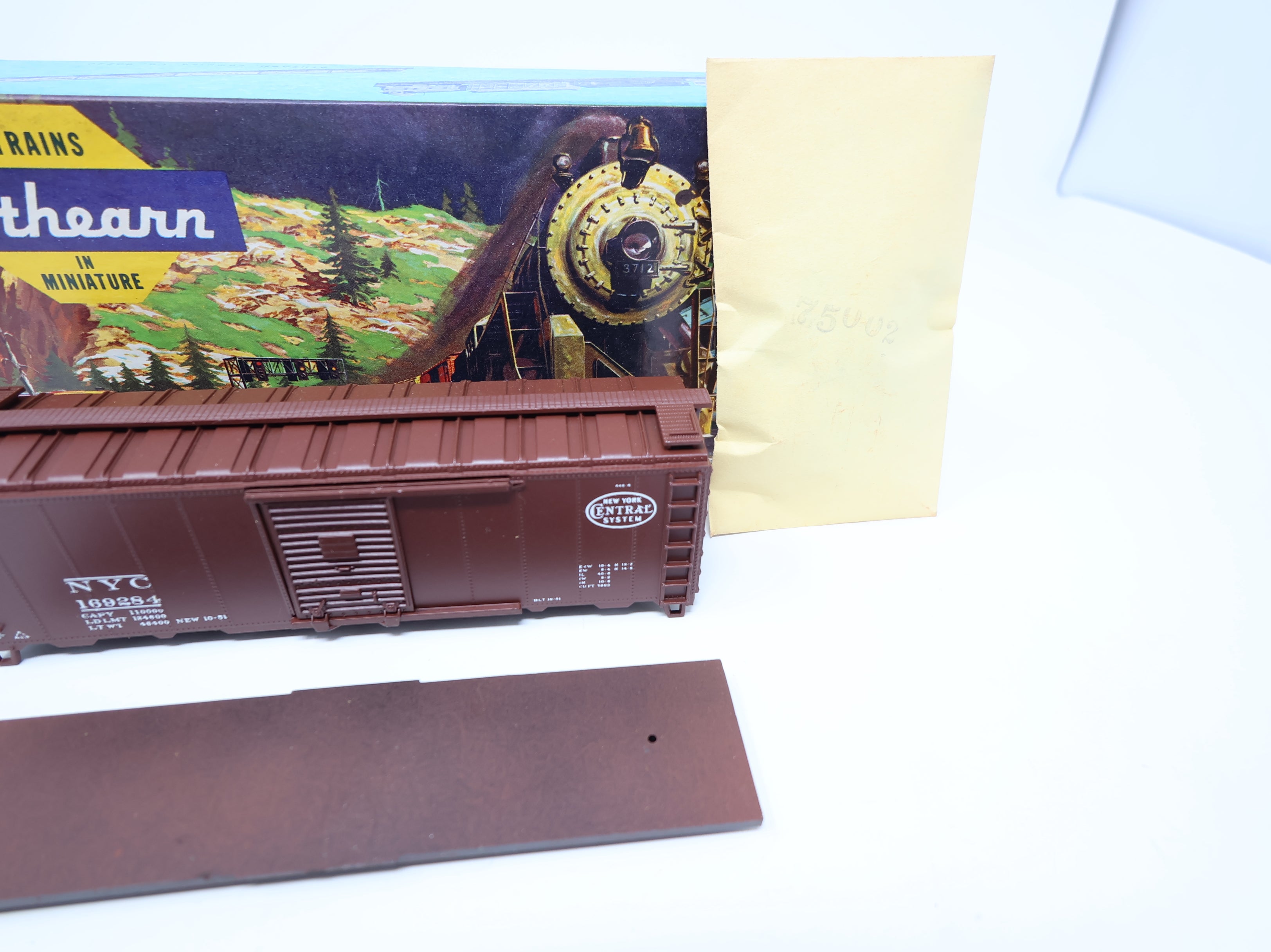 USED Athearn HO Scale 40' Steel Box Car New York Central NYC #169284 Cooper & Oshtemo Custom KIT