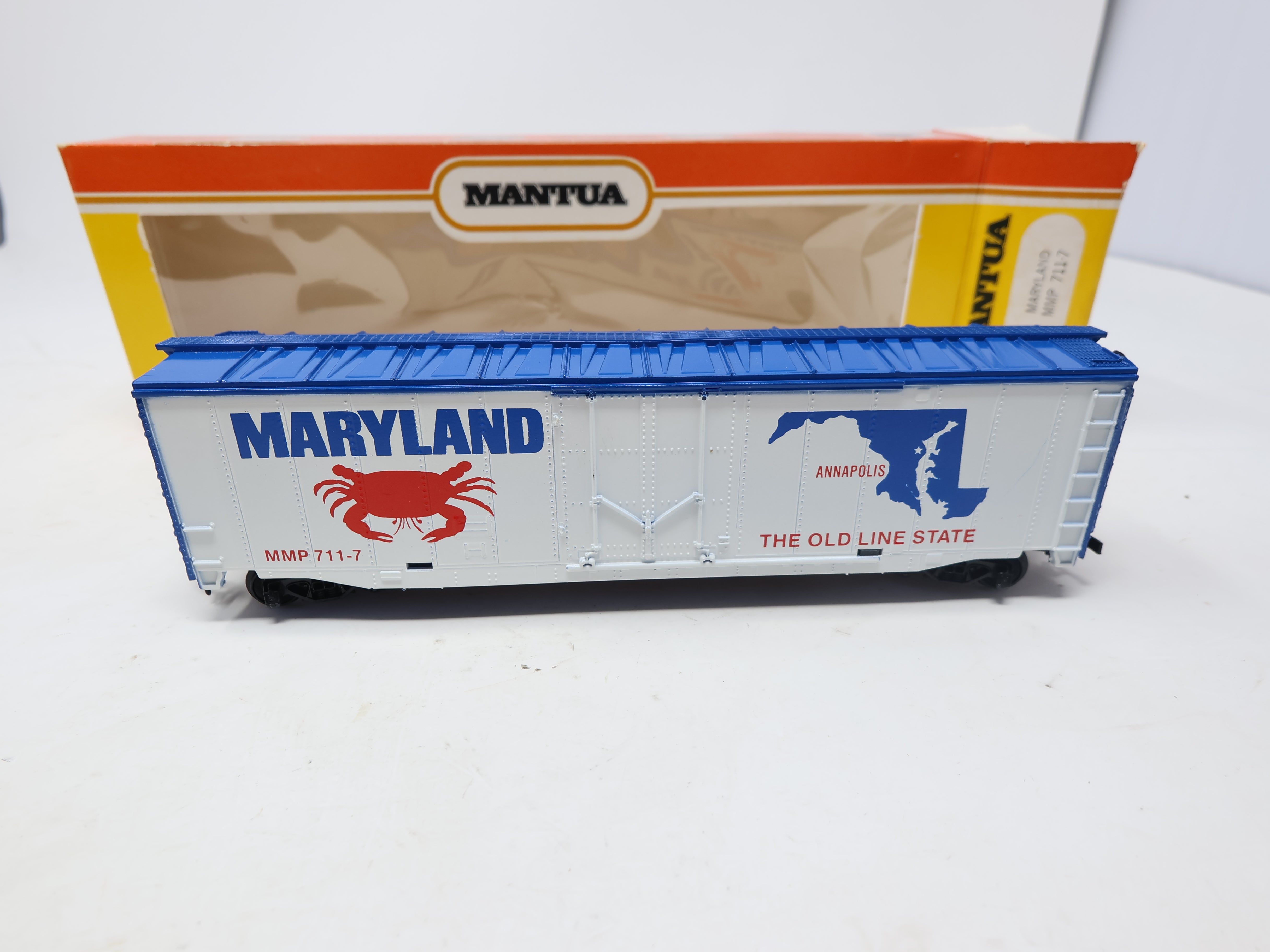 USED Mantua #711-7 HO Scale, State Box Car Maryland