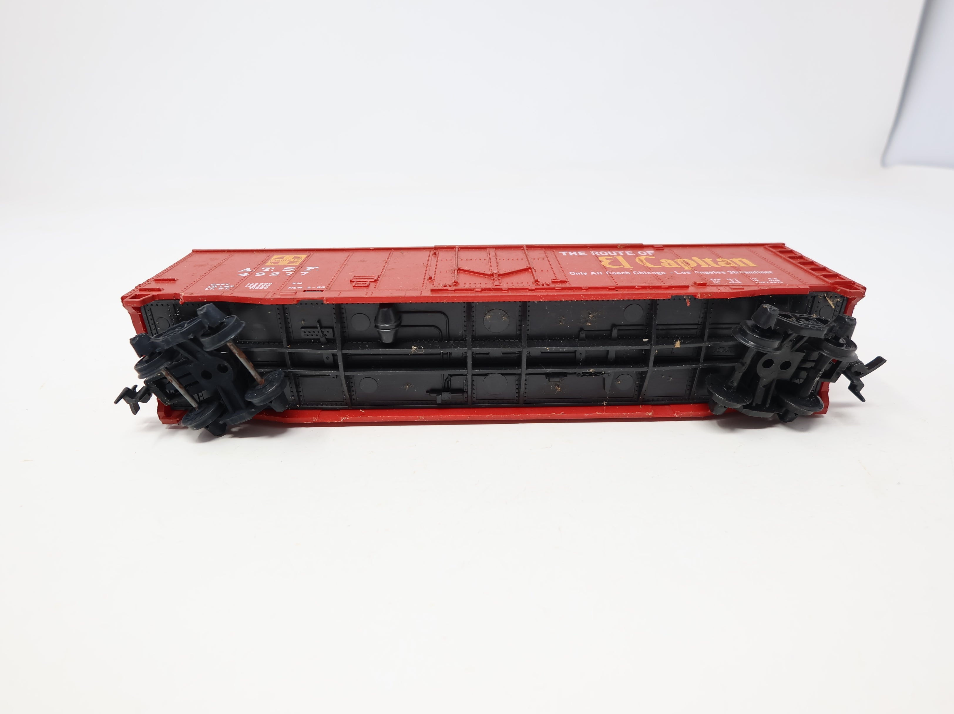 USED Tyco HO Scale 50' Box Car Santa Fe ATSF #49277 El Capitan