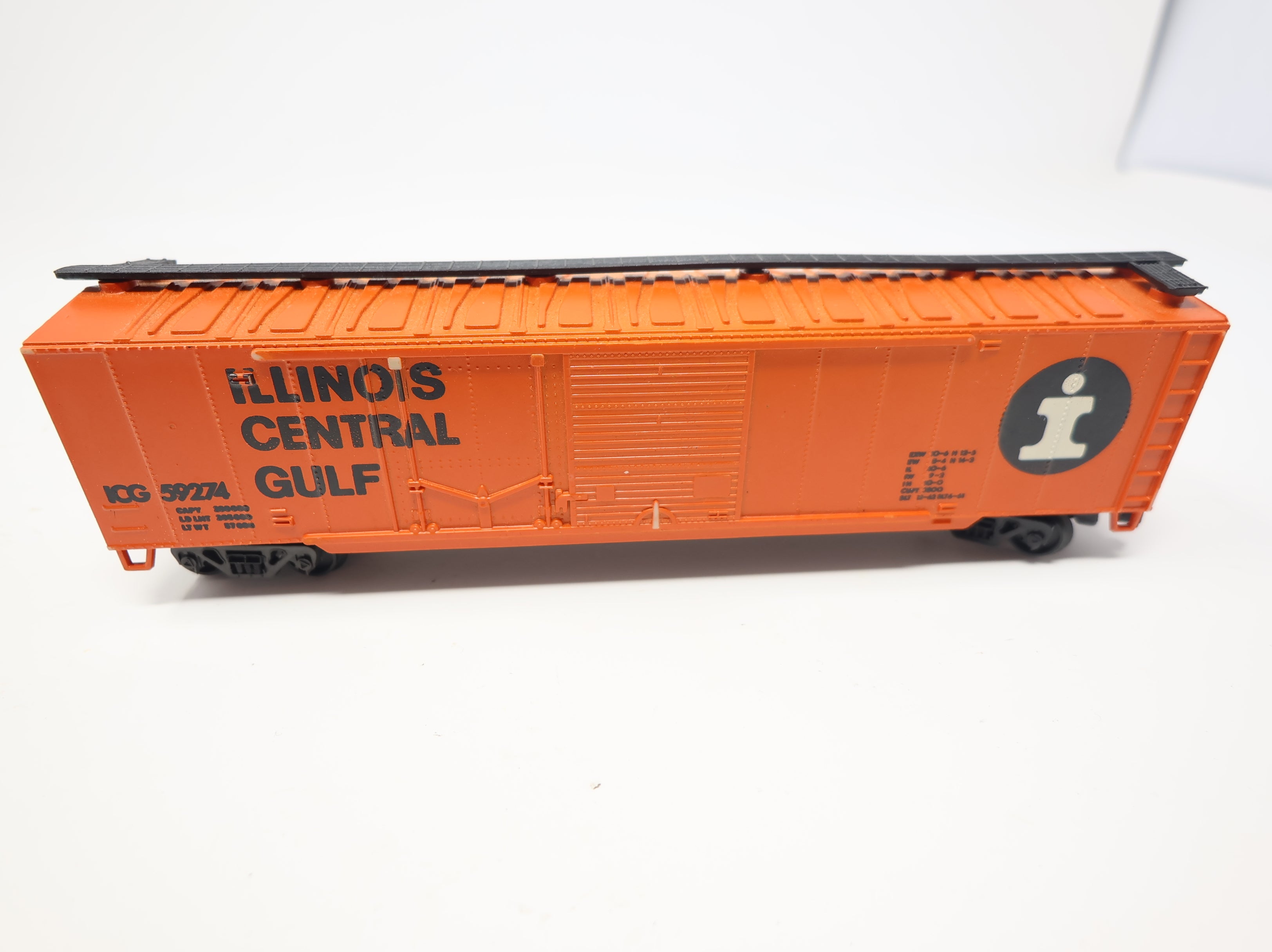 USED HO Scale 50' Box Car Illinois Central Gulf ICG #59274