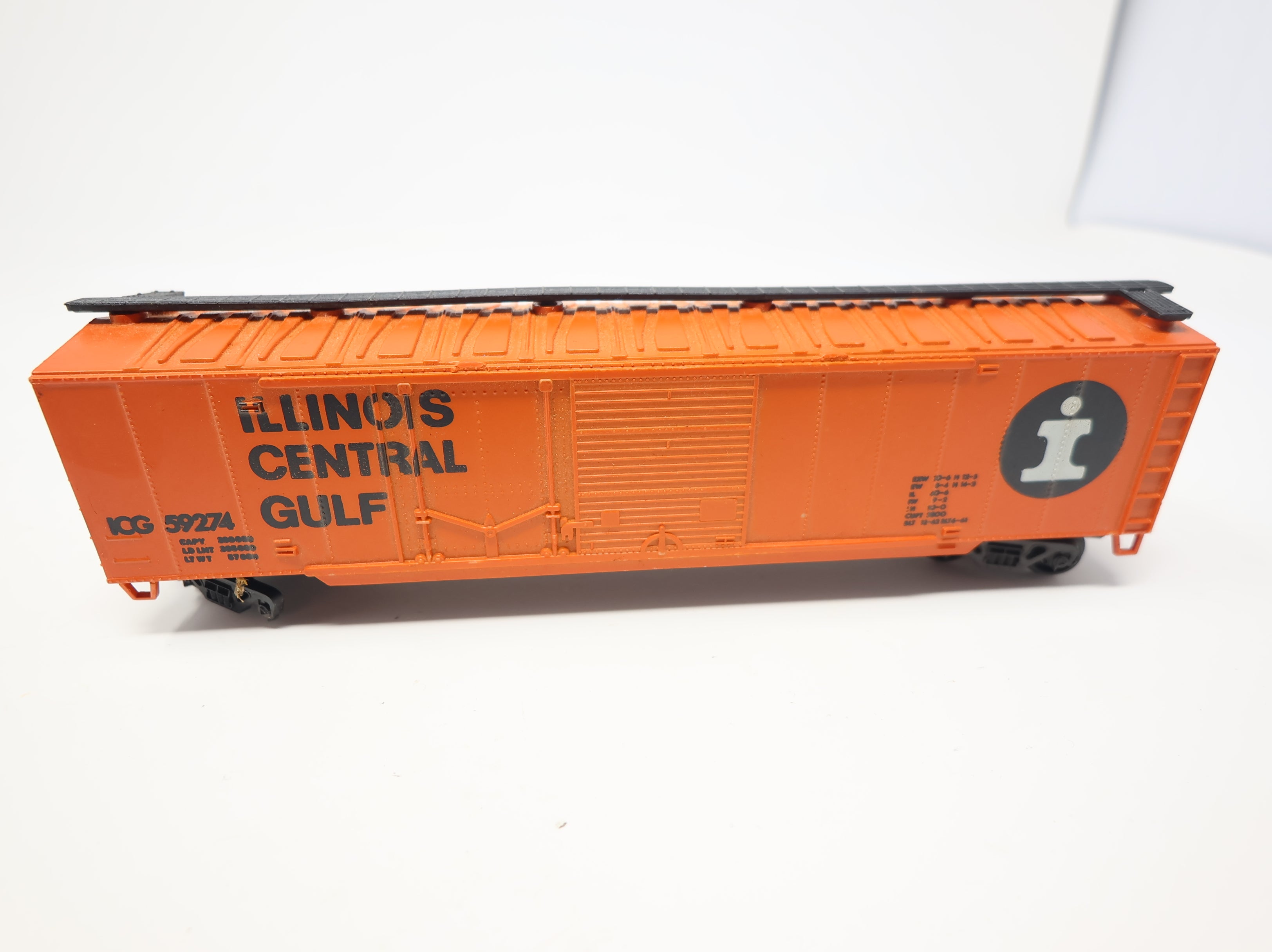 USED HO Scale 50' Box Car Illinois Central Gulf ICG #59274