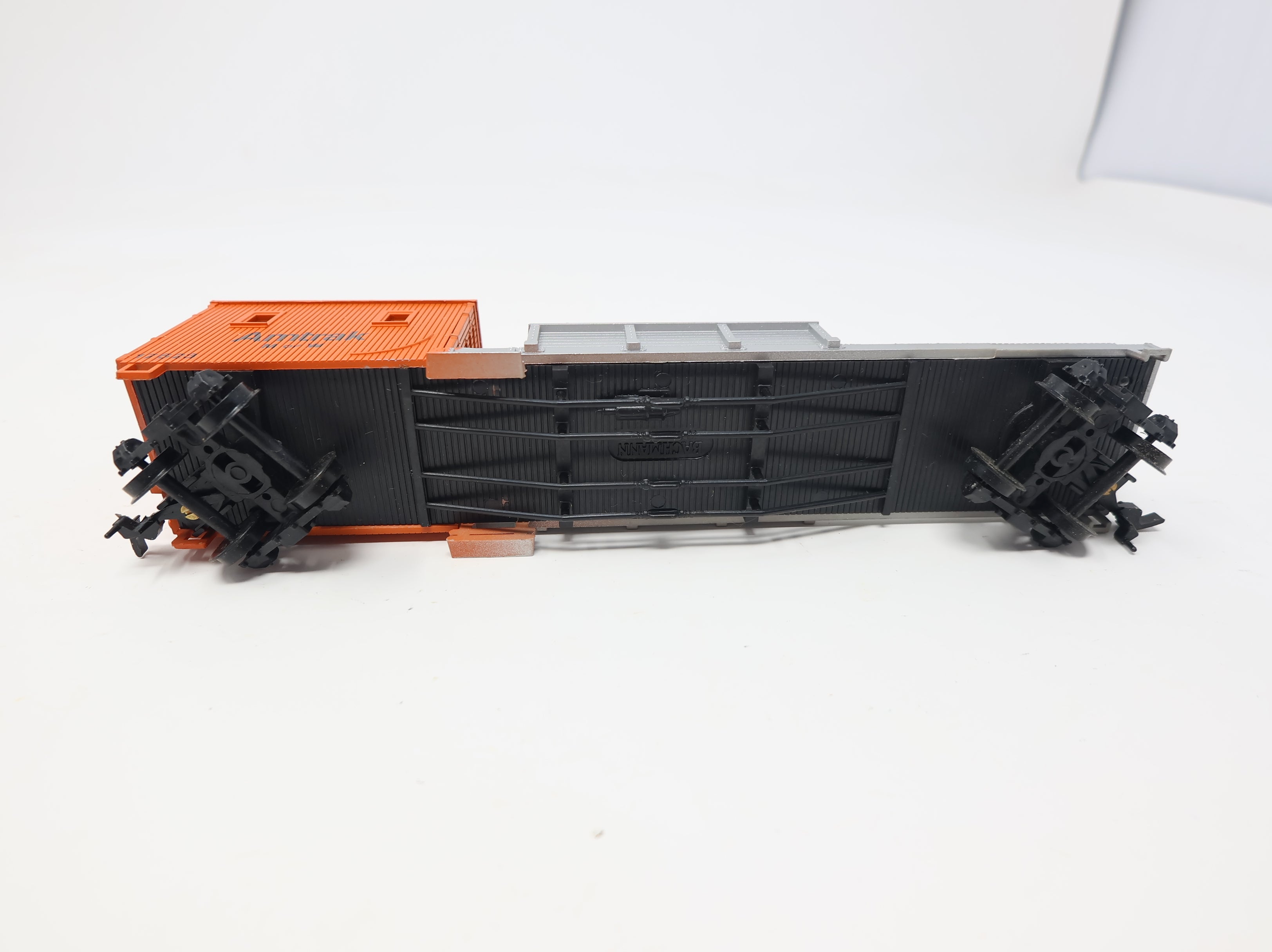 USED Bachmann HO Scale Maintenance Flat Car Amtrak MOW #17623