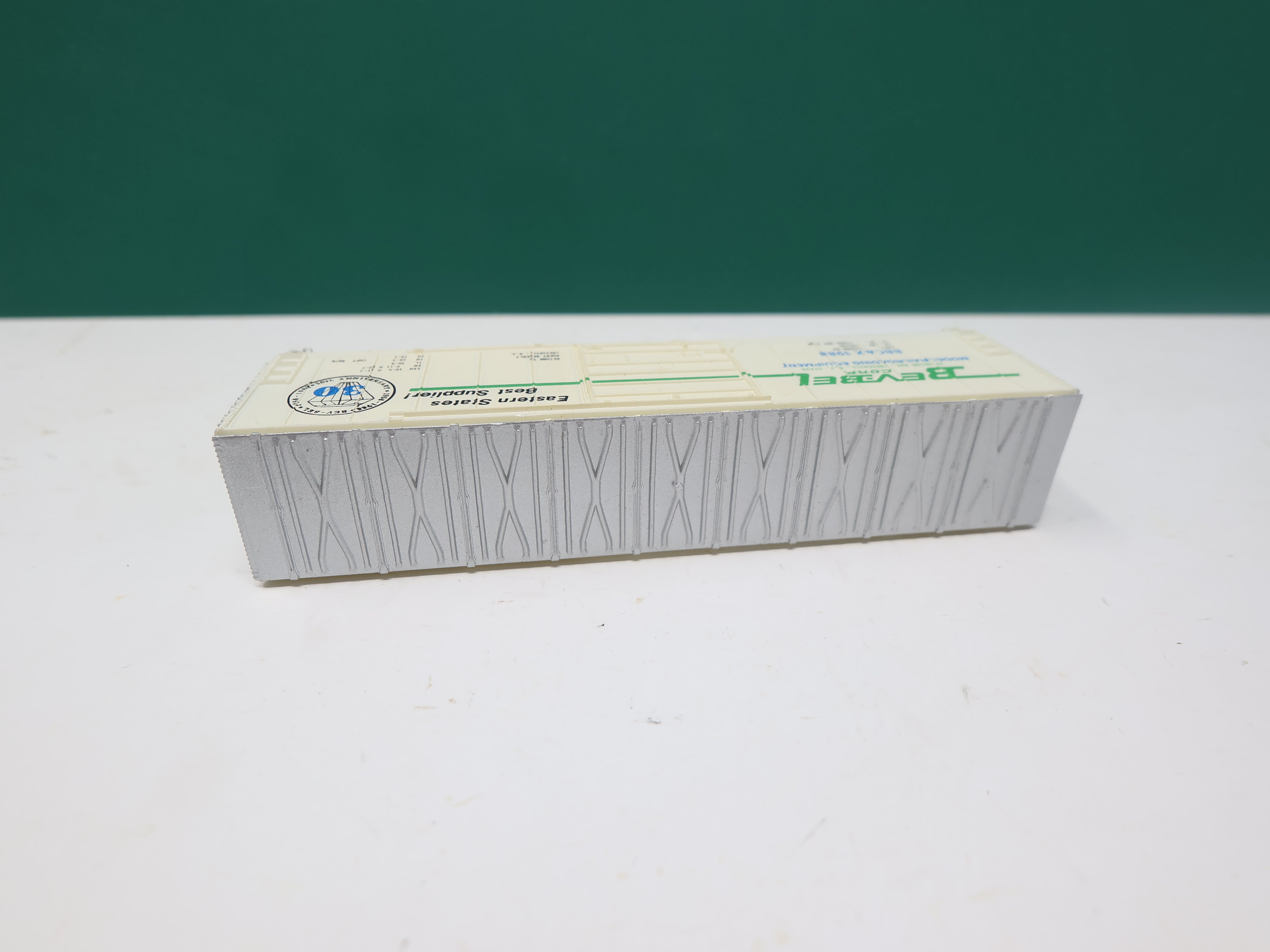 USED N Scale, 50' Box Car, Bev-Bel BBCAX #1988, Anniversary Car, Shell only