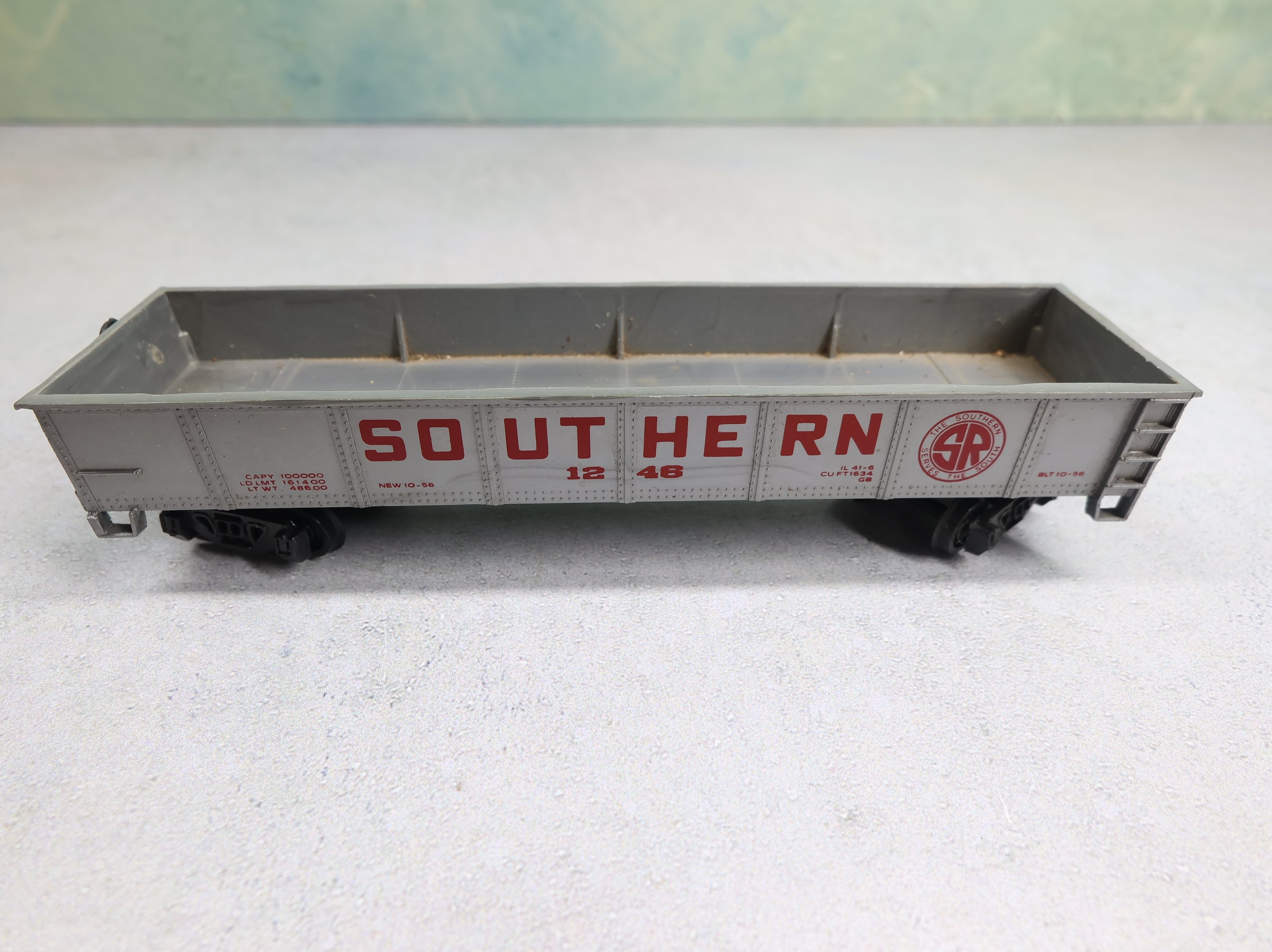 USED Bachmann HO Scale 40' Gondola Southern #1246