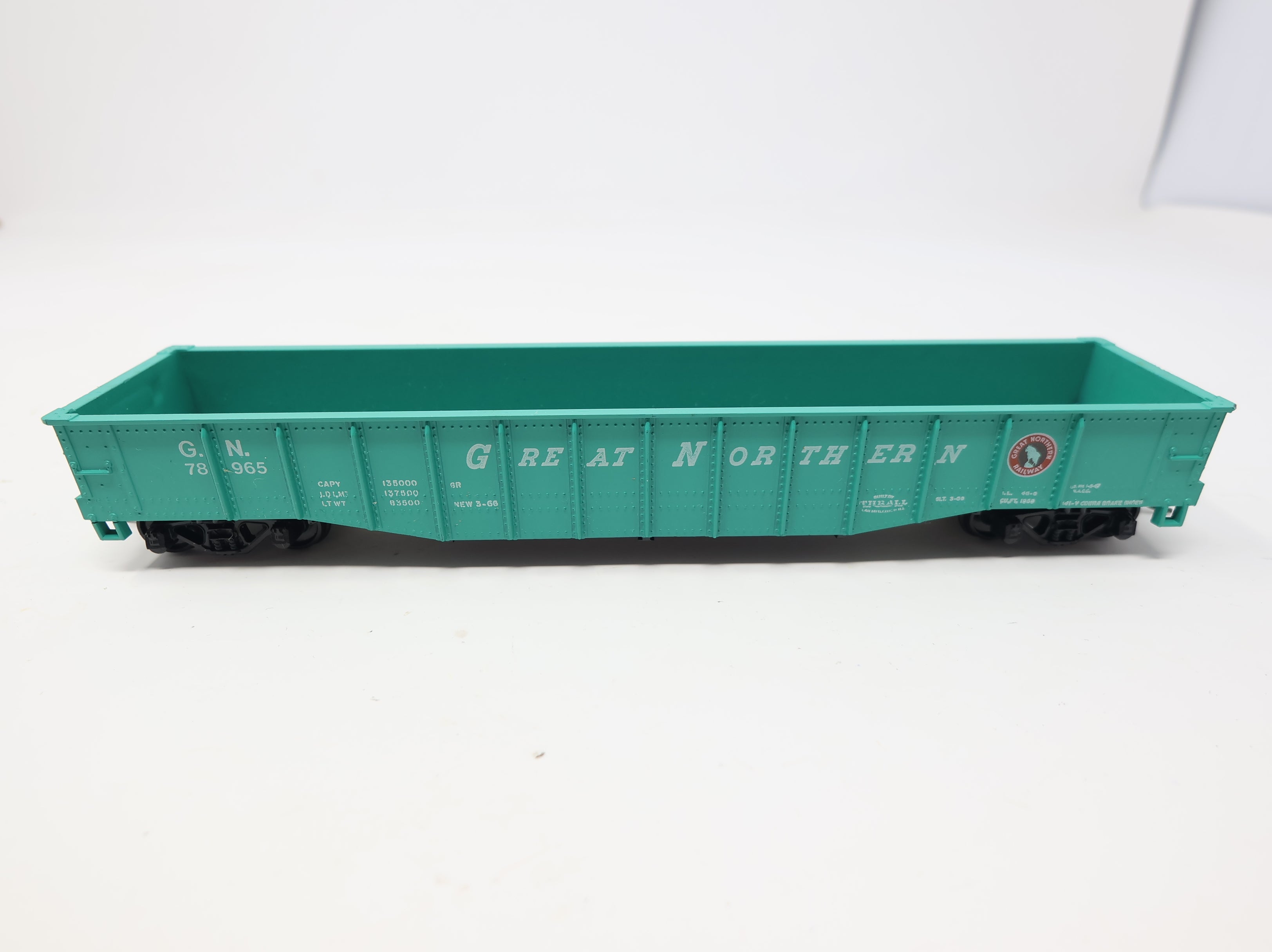 USED Athearn HO Scale 50' Gondola Great Northern GN #78965