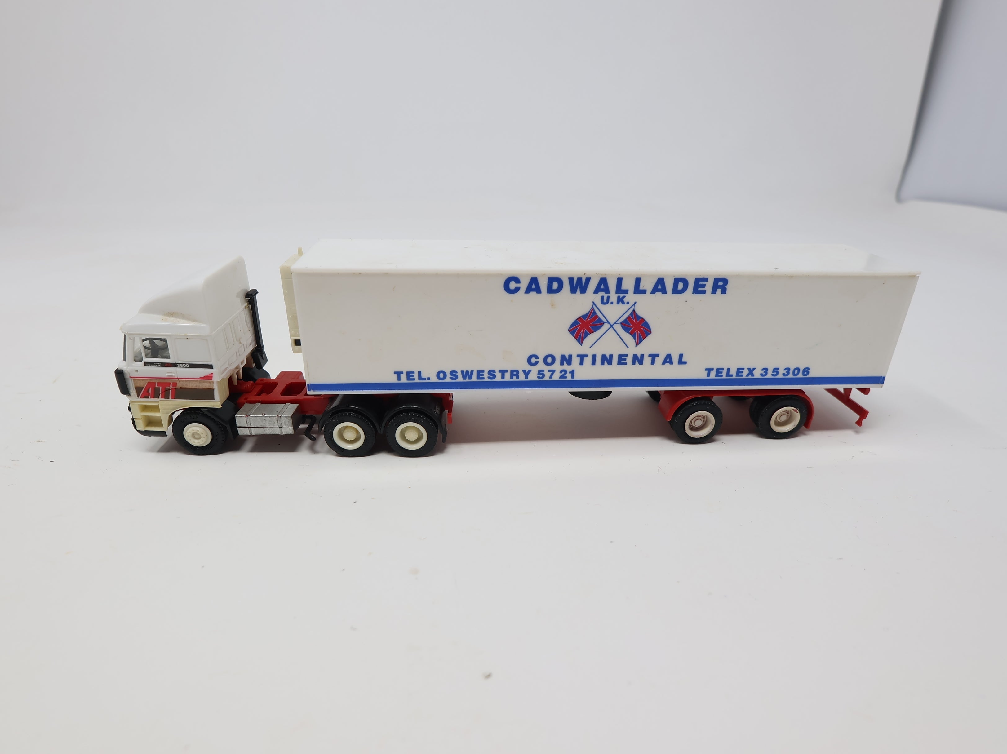 USED Herpa HO Scale Truck with Trailer - Cadwallader