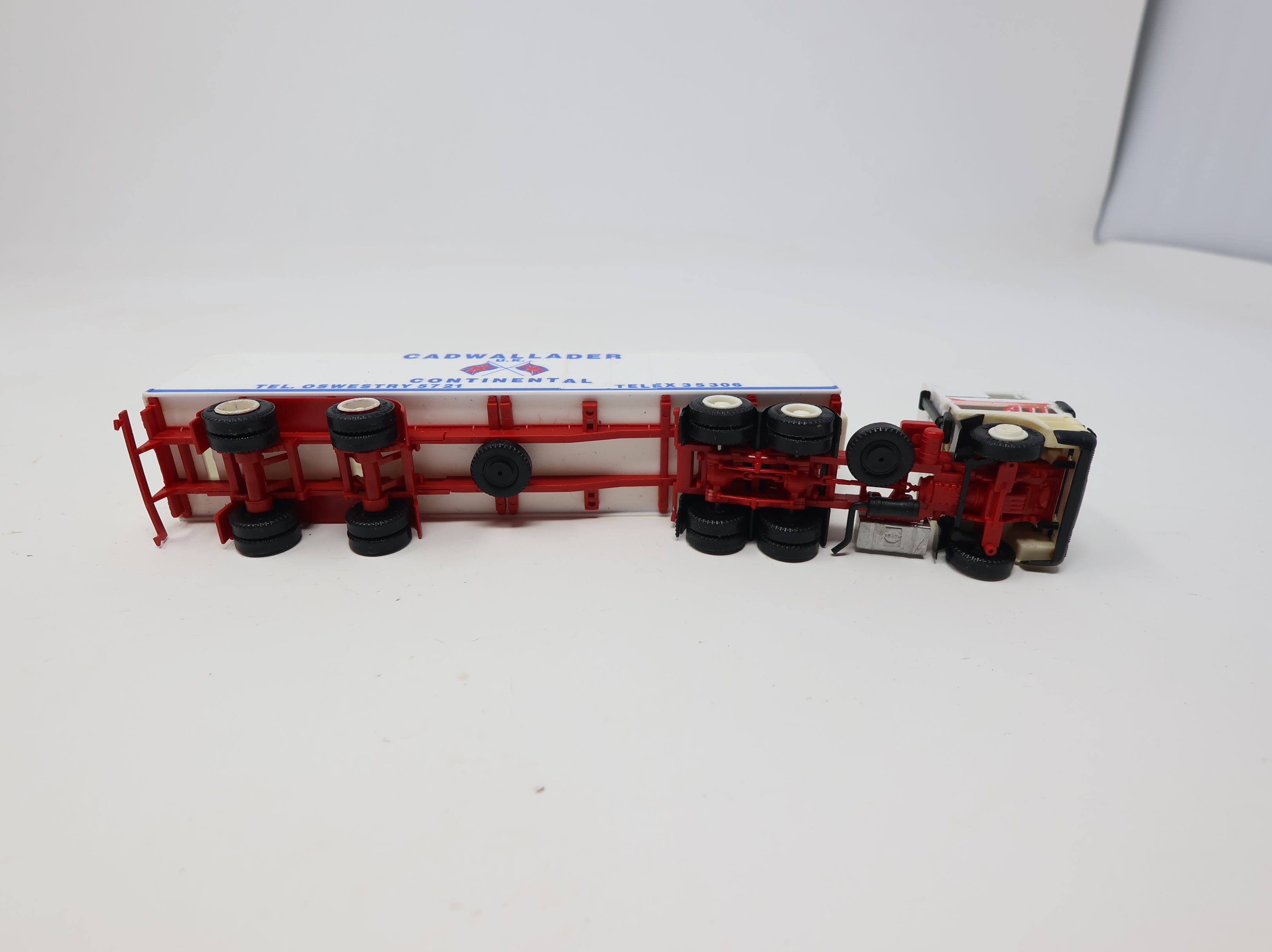 USED Herpa HO Scale Truck with Trailer - Cadwallader