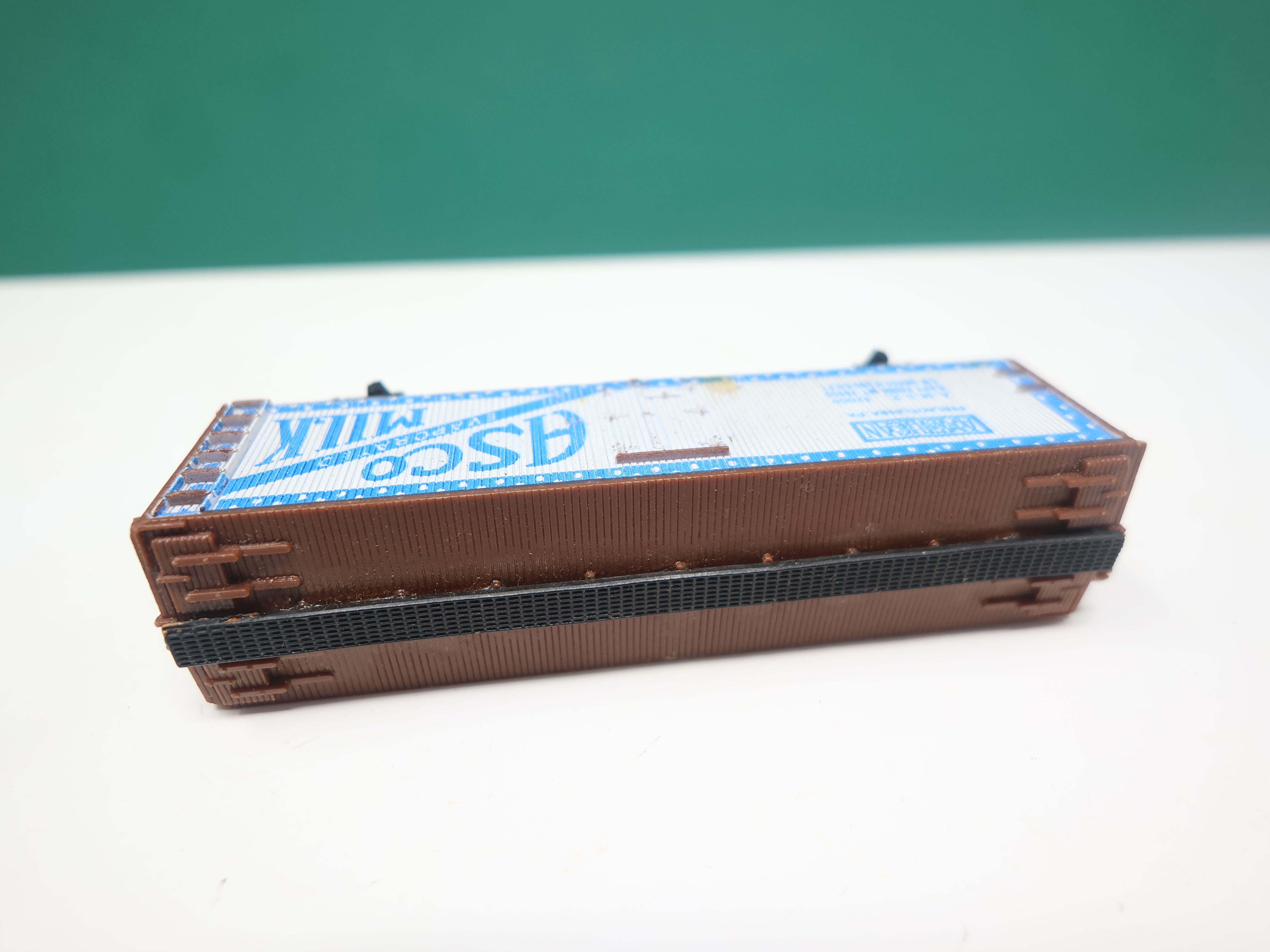 USED Bachmann N Scale, Wooden Reefer, Asco Evaporated Milk AMSX #12060