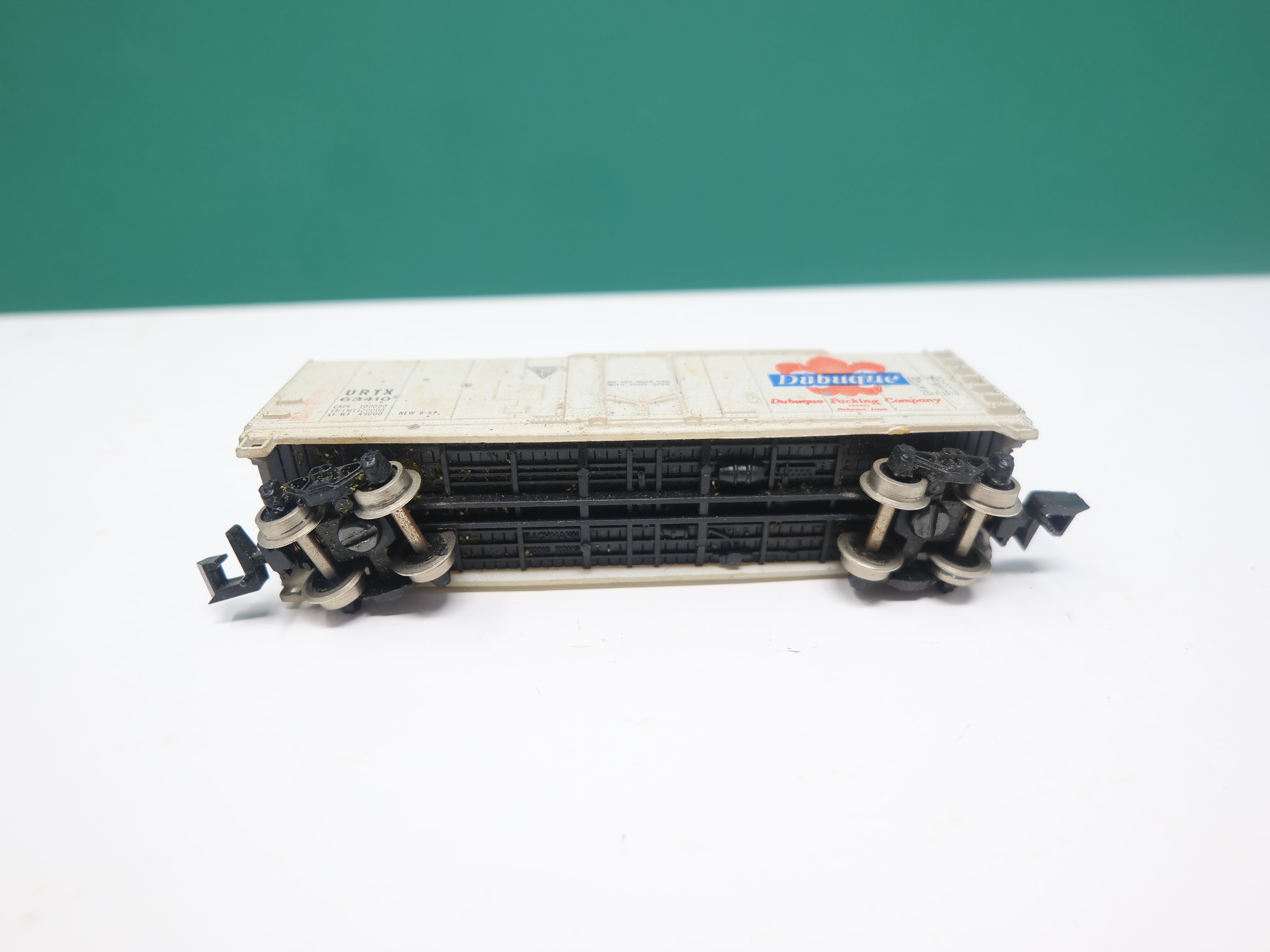 USED Bachmann N Scale, 40' Box Car, Dubuque URTX #63410