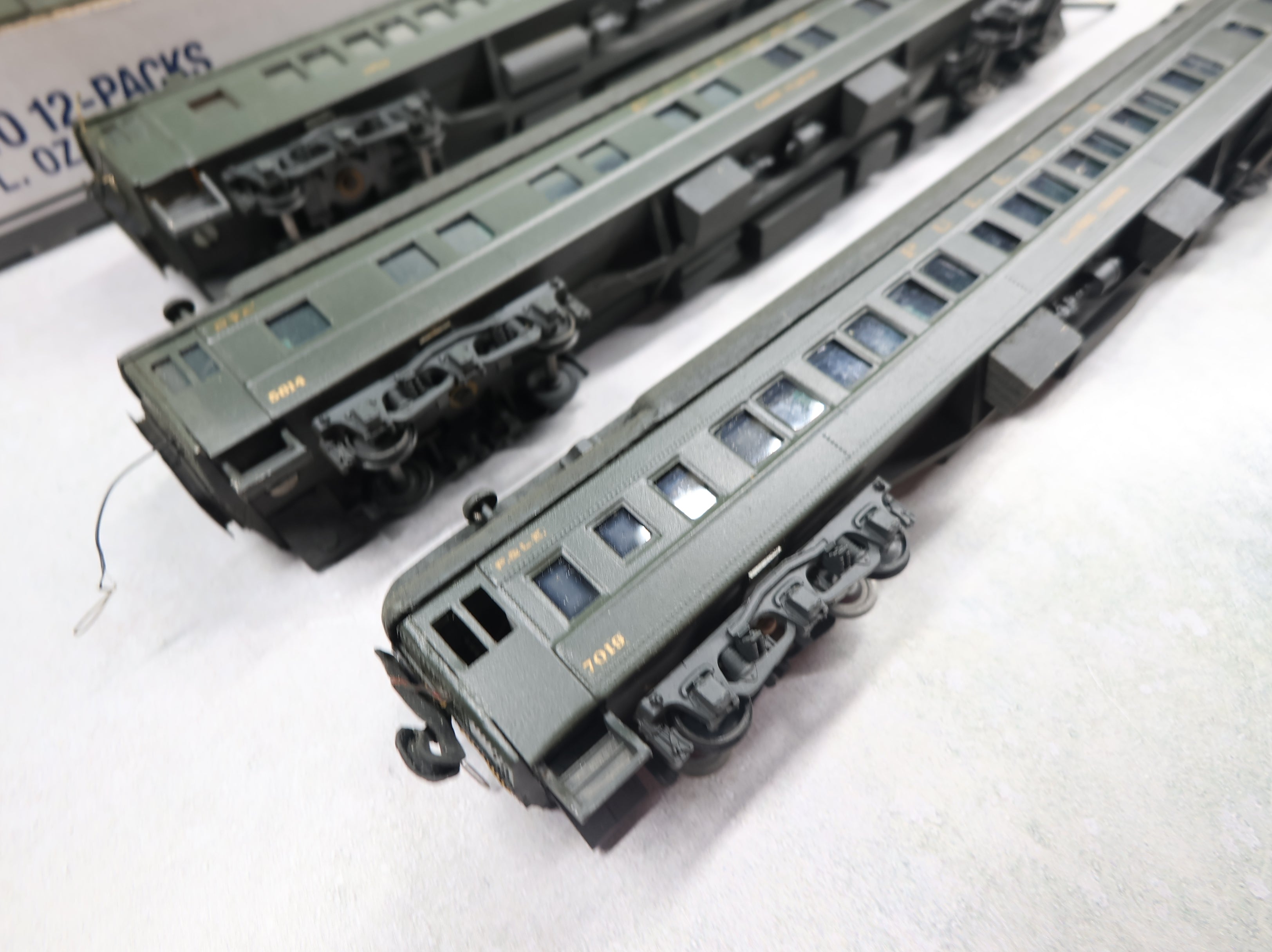 USED Athearn HO Scale Passenger Car Set New York Central Rough (7 pcs)