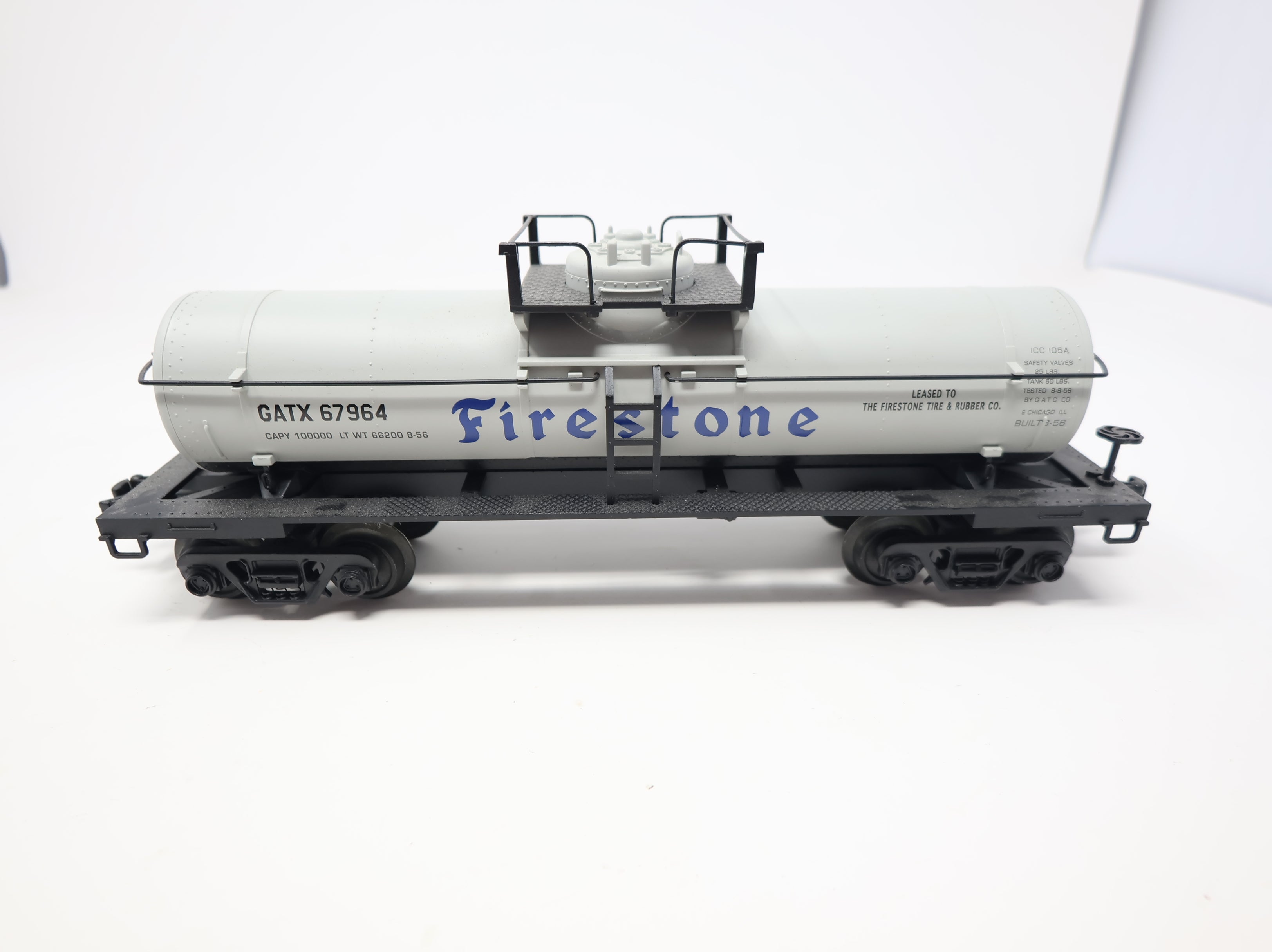 USED IDM O Single Dome Tank Car Firestone GATX #67964 O27