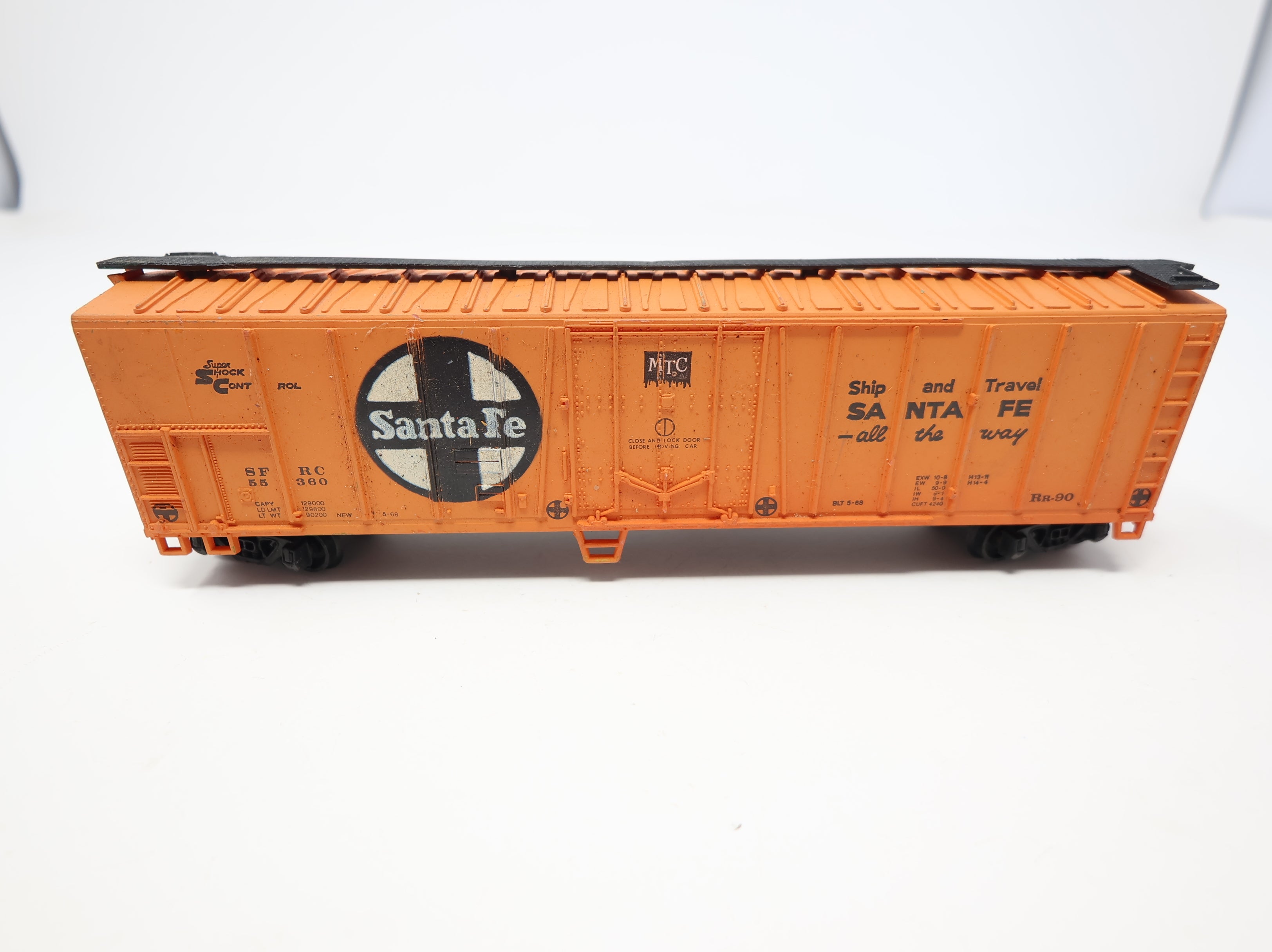 USED AHM HO Scale 50' Box Car Santa Fe SFRC #55360