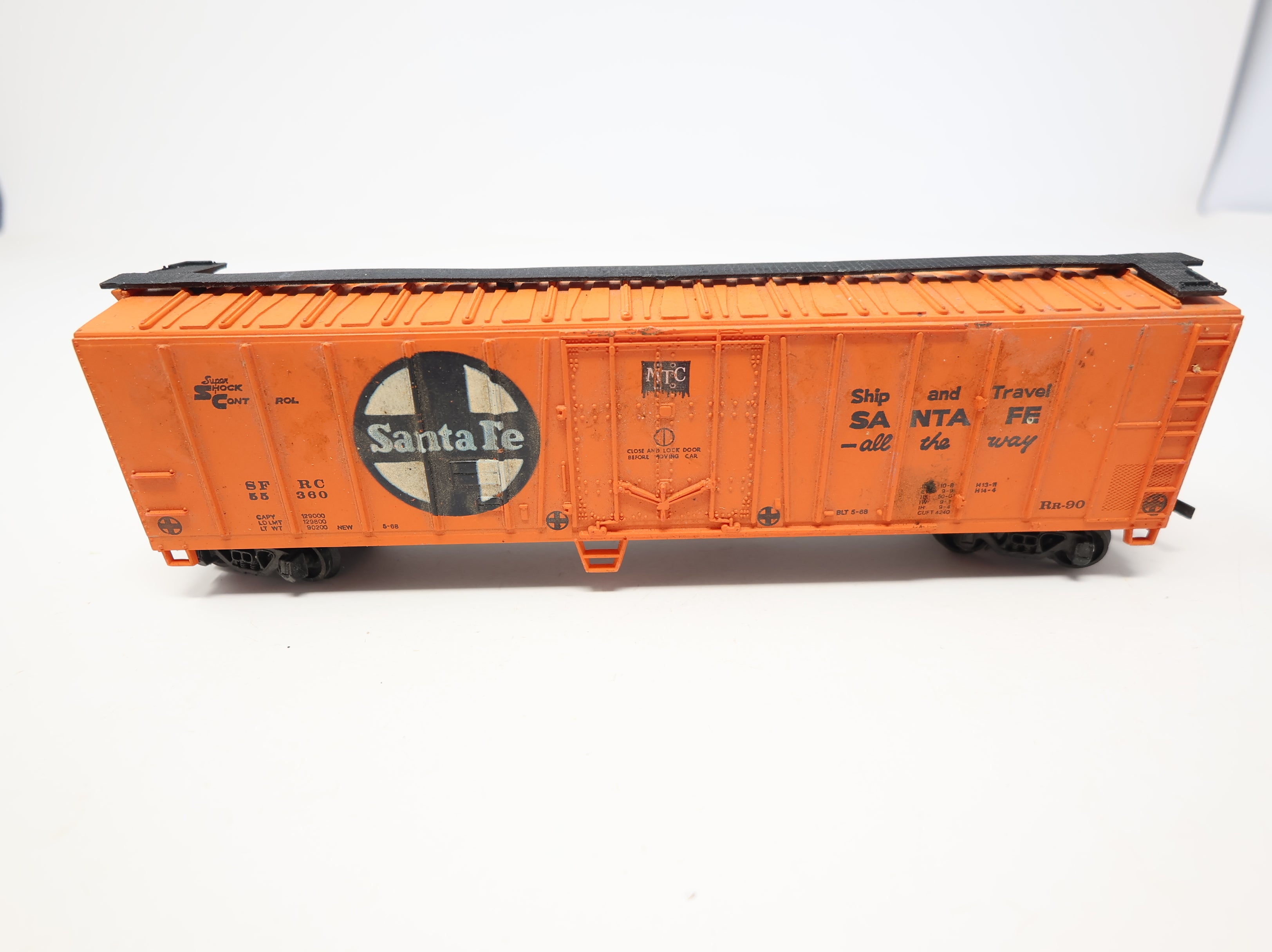 USED AHM HO Scale 50' Box Car Santa Fe SFRC #55360