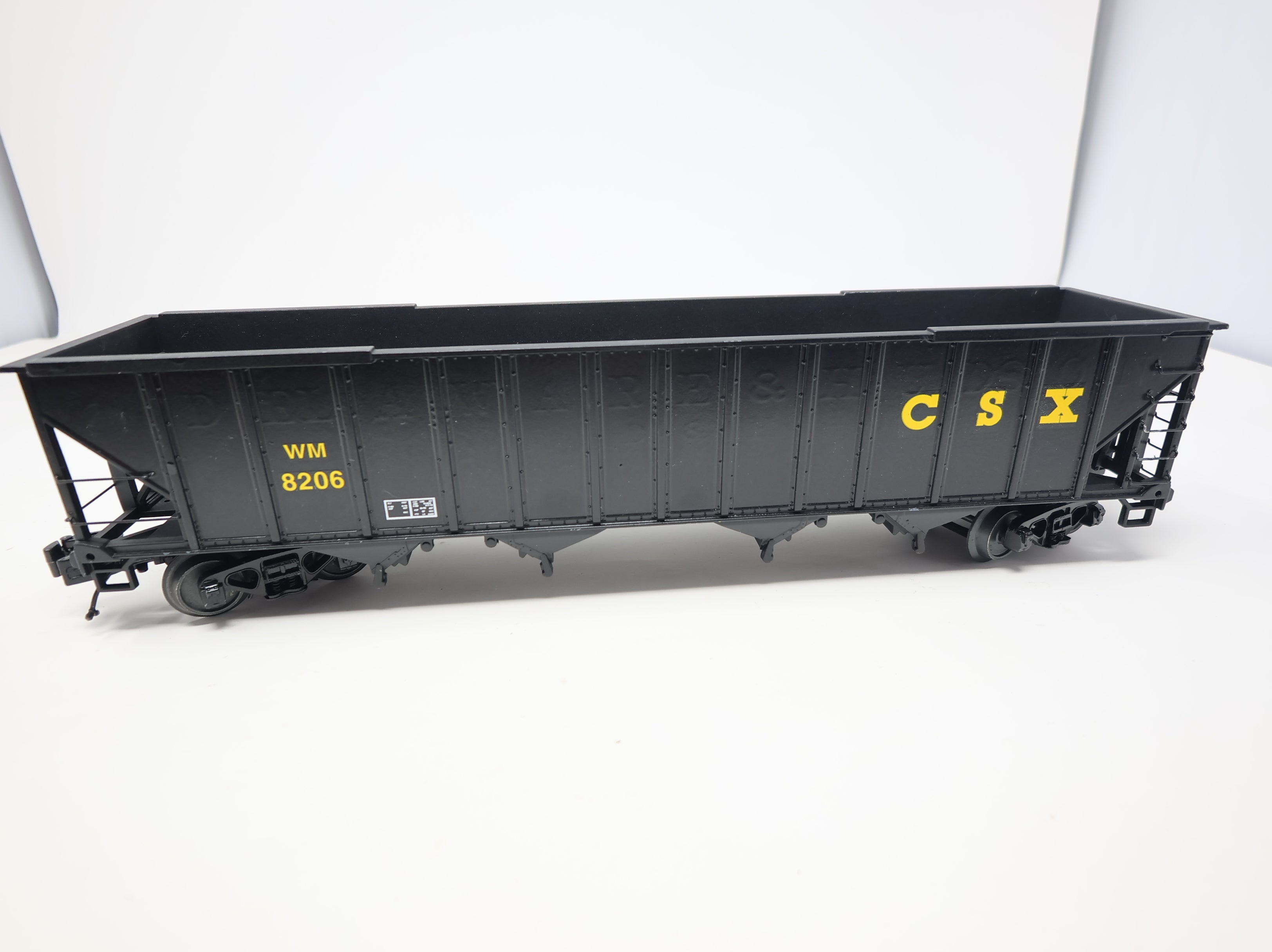 USED MTH O 4 Bay Hopper CSX WM #8206 Decal