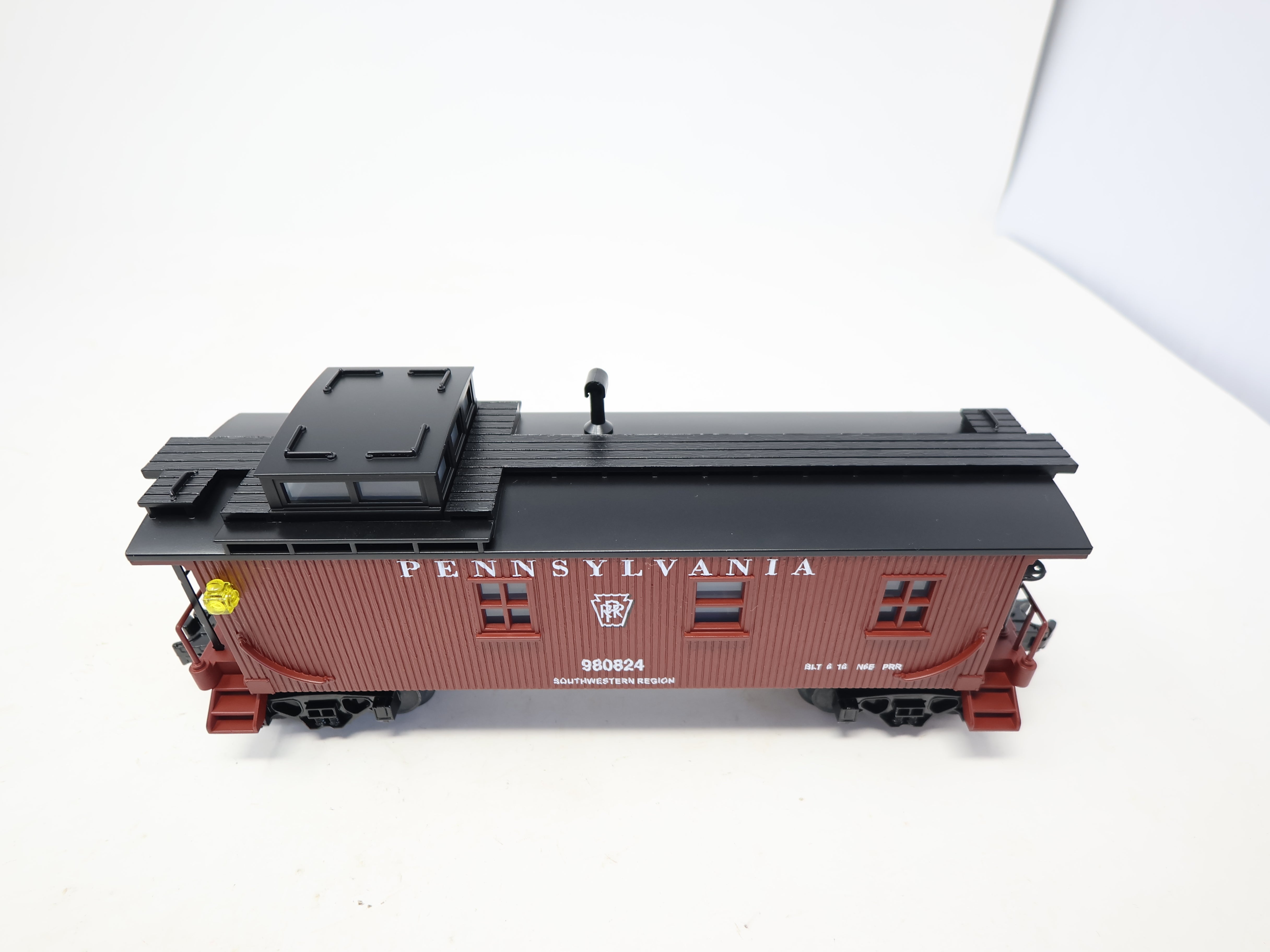 USED MTH Rail King 30-7715 O, Semi-Scale Caboose, Pennsylvania #980824