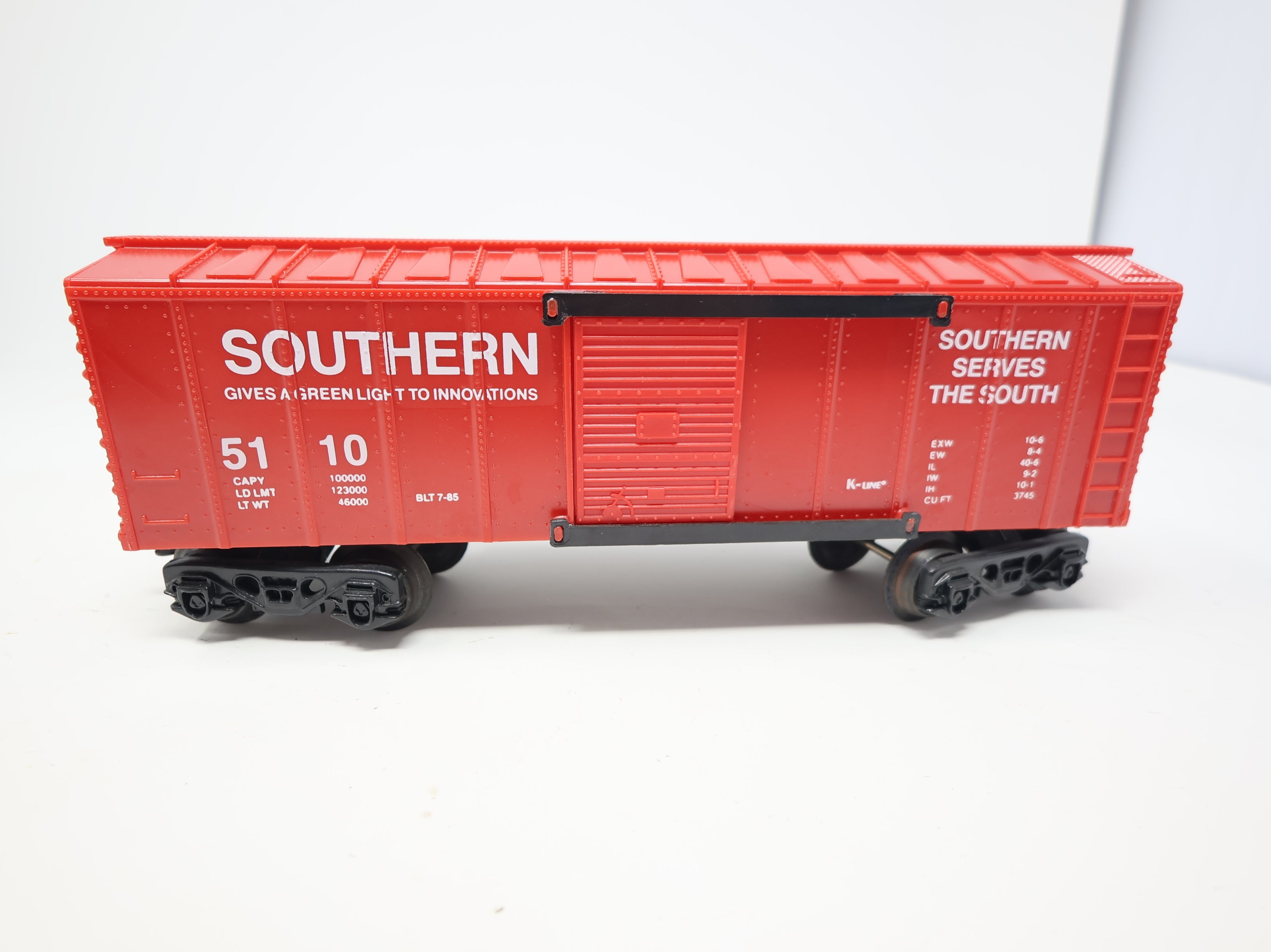 USED K-Line O Box Car Southern #5110 Decal O27