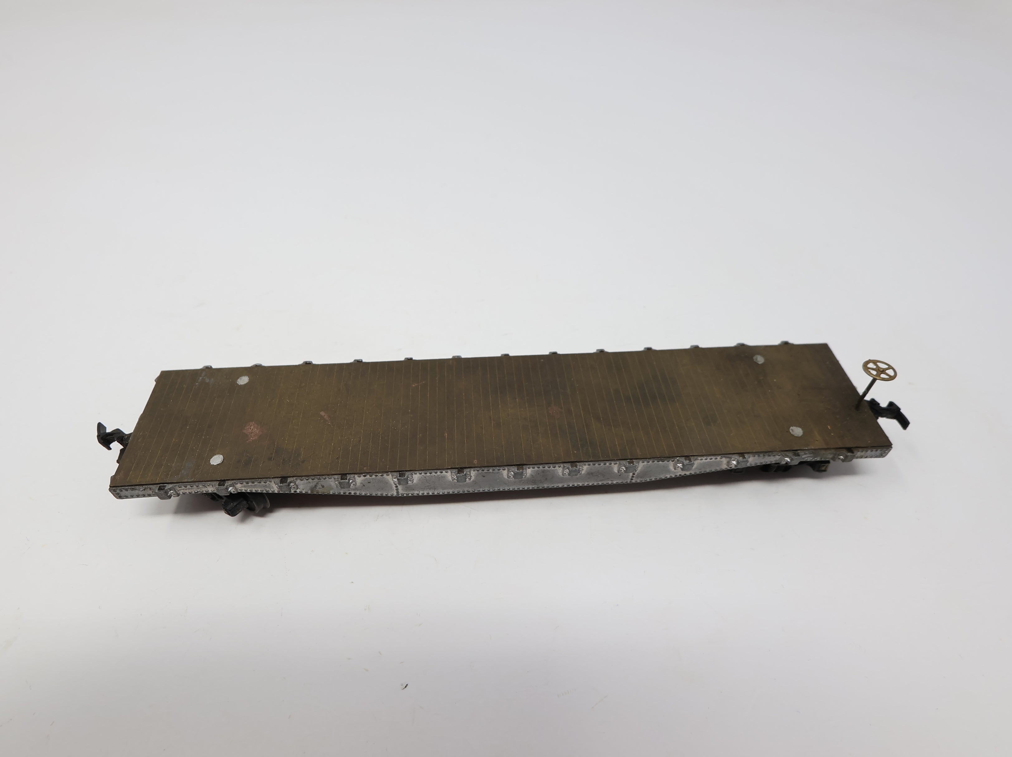 USED HO Scale 46' Metal Flat Car Undecorated