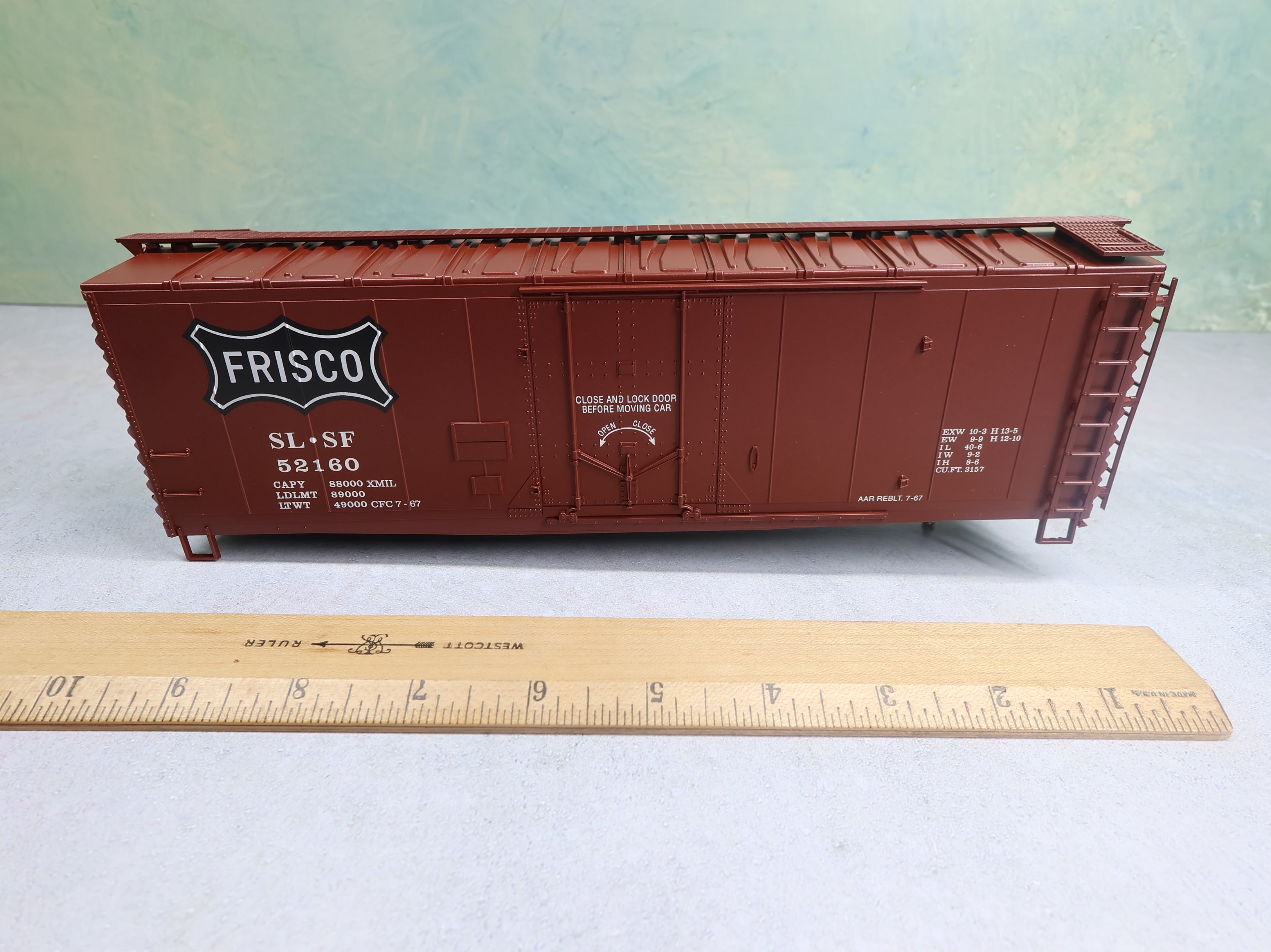 USED Atlas O Box Car Frisco SLSF #52160