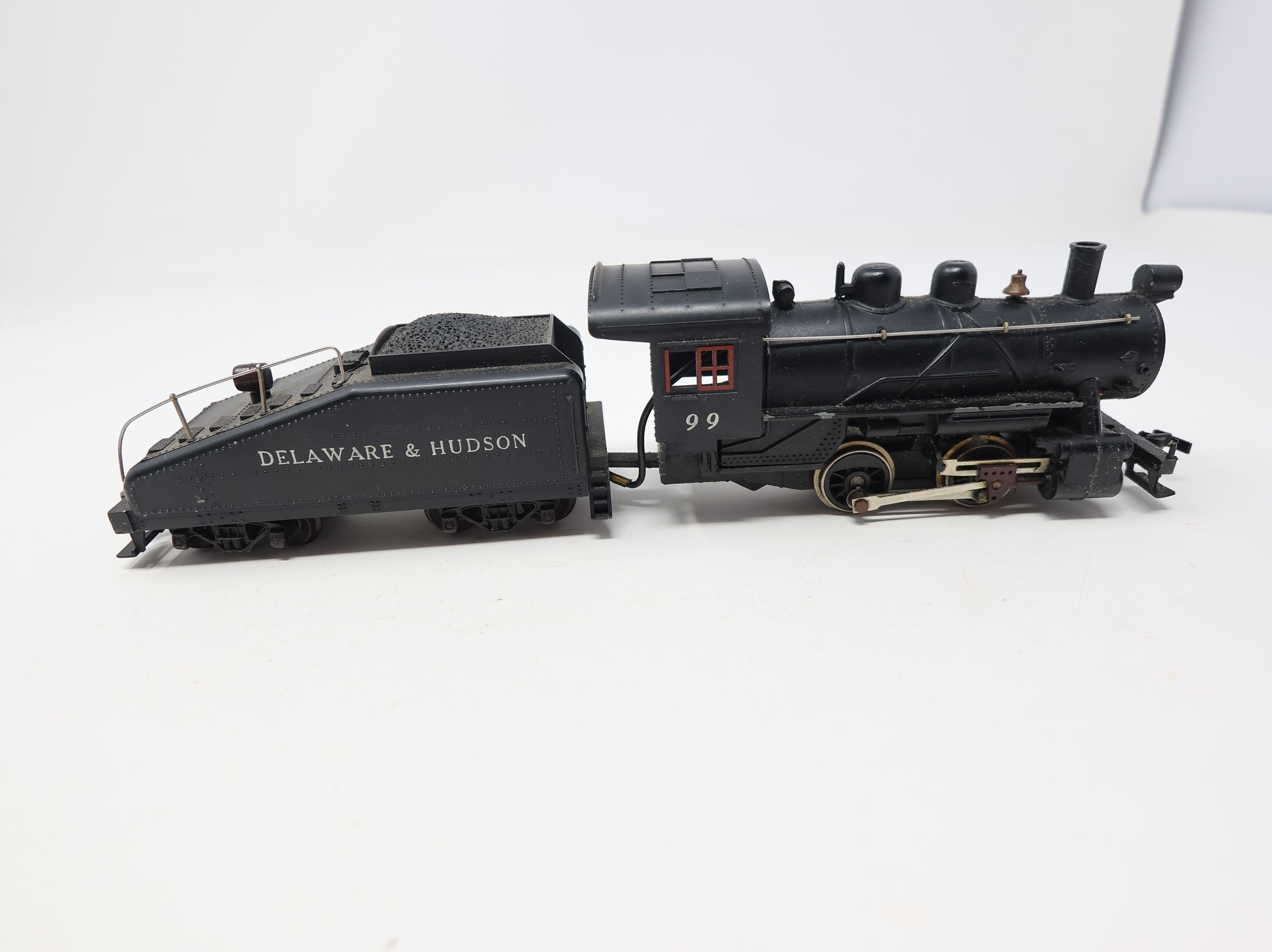 USED Mantua HO Scale 0-4-0 Steam Locomotive Delaware and Hudson #99 DC