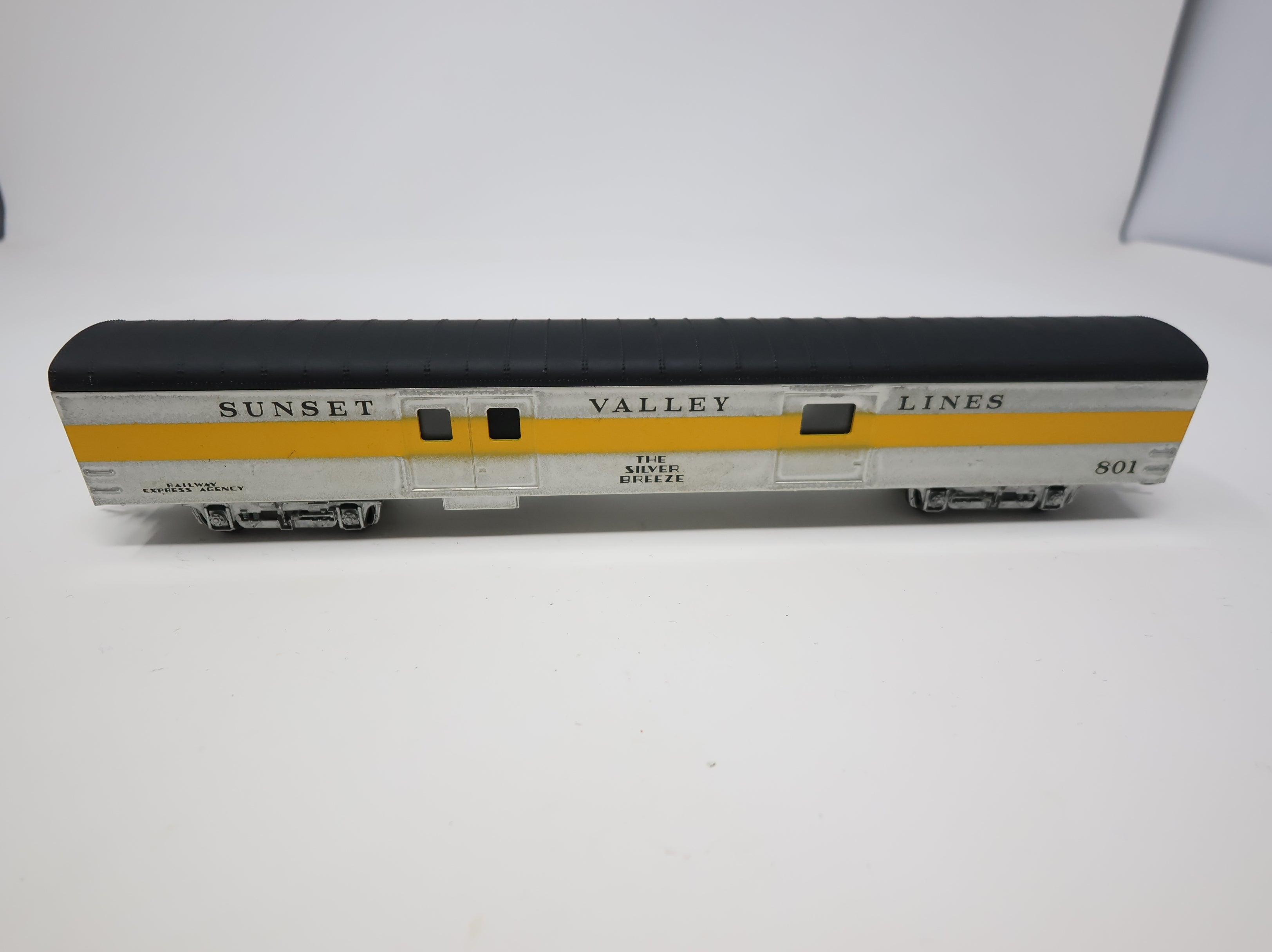 USED Con-Cor HO Scale Passenger Car Sunset Valley The Silver Breeze #801 Decal