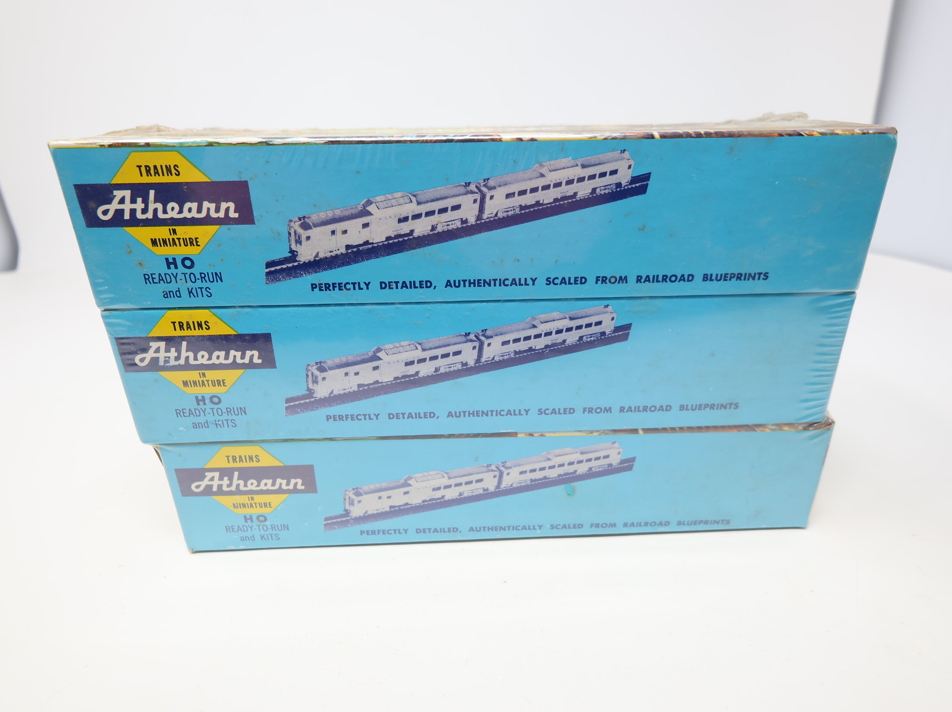 Athearn #963-A HO Scale 2 Bay Square End Offset Hoppers (SEALED) Delaware and Hudson Bev-Bel KIT (3 pcs)